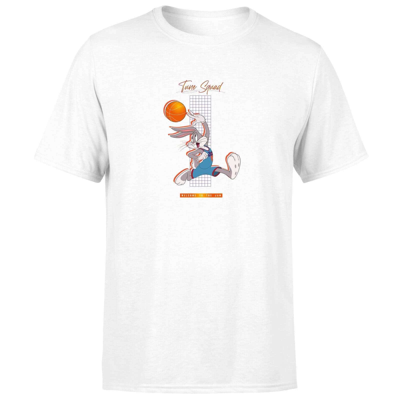 Space Jam Bugs Bunny Basketball Unisex T-Shirt - White - L