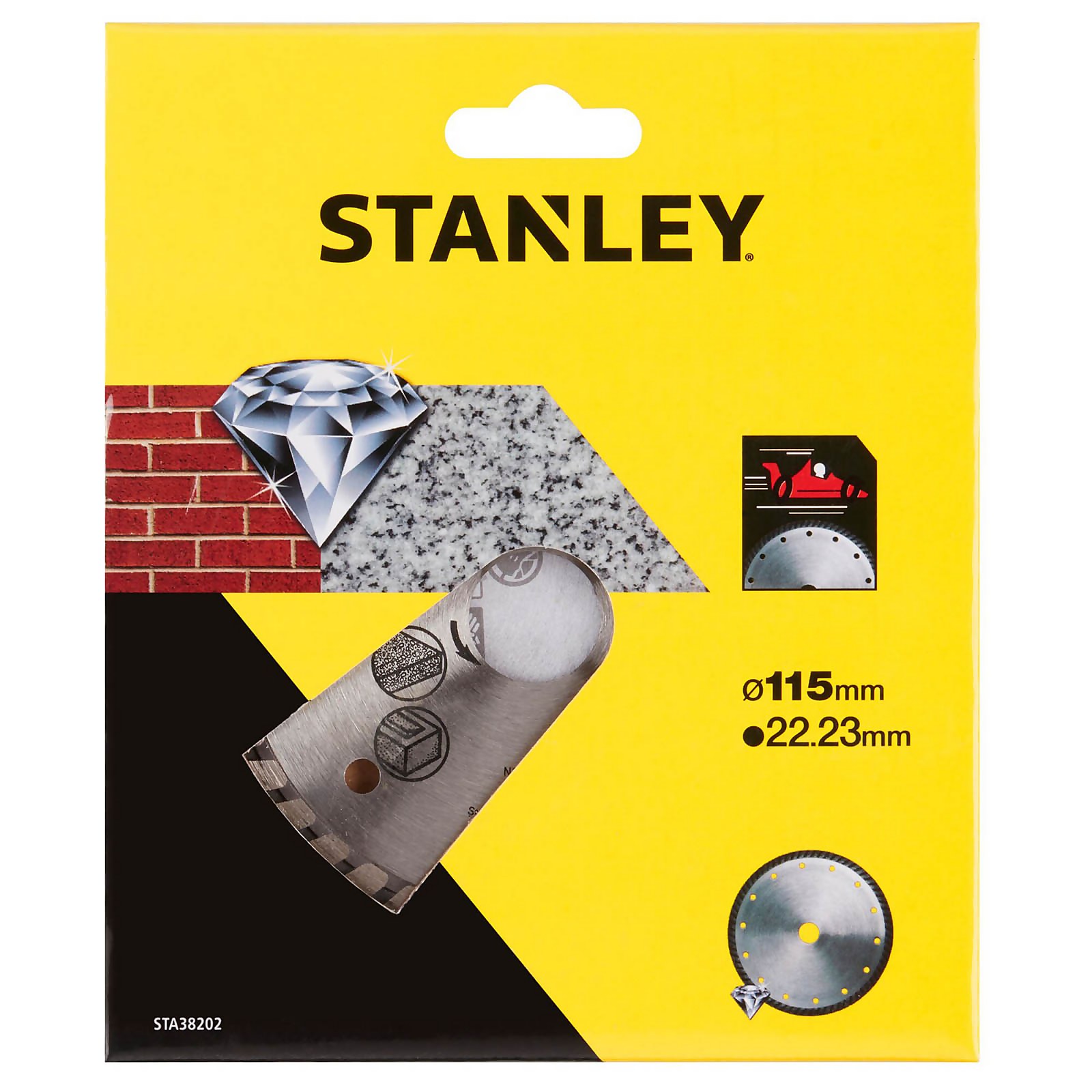 Photo of Stanley 115mm Continuous Turbo Rim Cutting Disc -sta38202-xj-