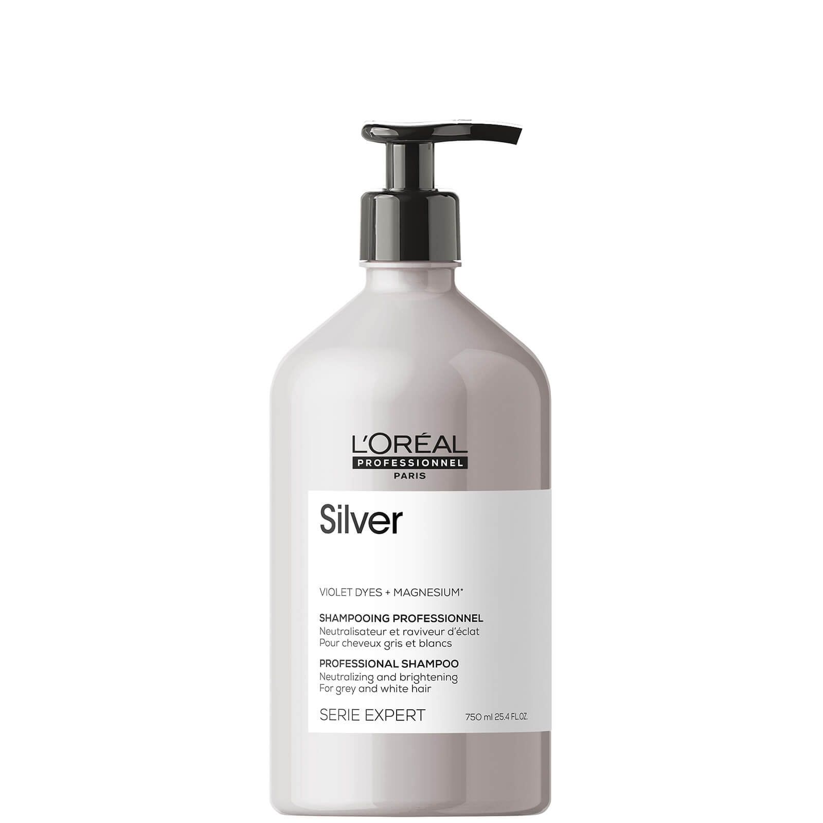 

L’Oréal Professionnel Serie Expert Silver Shampoo for Grey, White or Light Blonde Hair 750ml