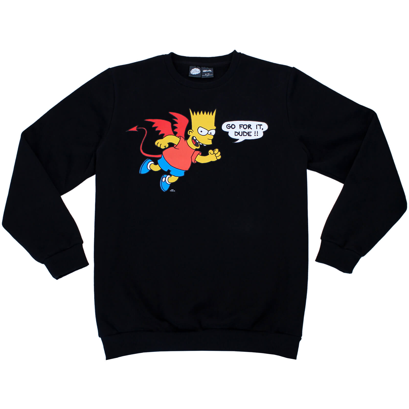 Cakeworthy x The Simpsons - Bart Simpson Devil Crewneck Sweatshirt - S