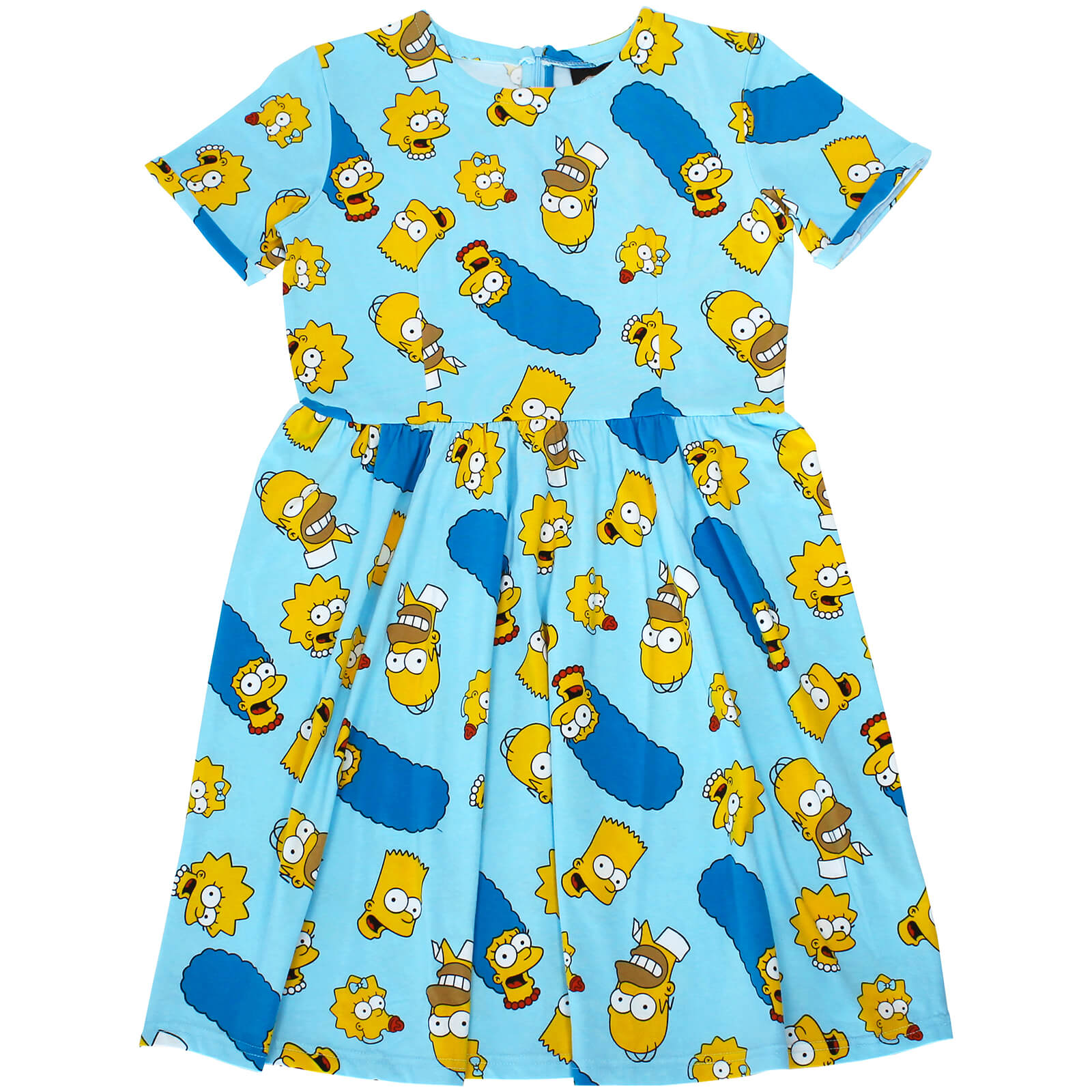 Cakeworthy x The Simpsons - Simpsons Family Toss Print Dress - M