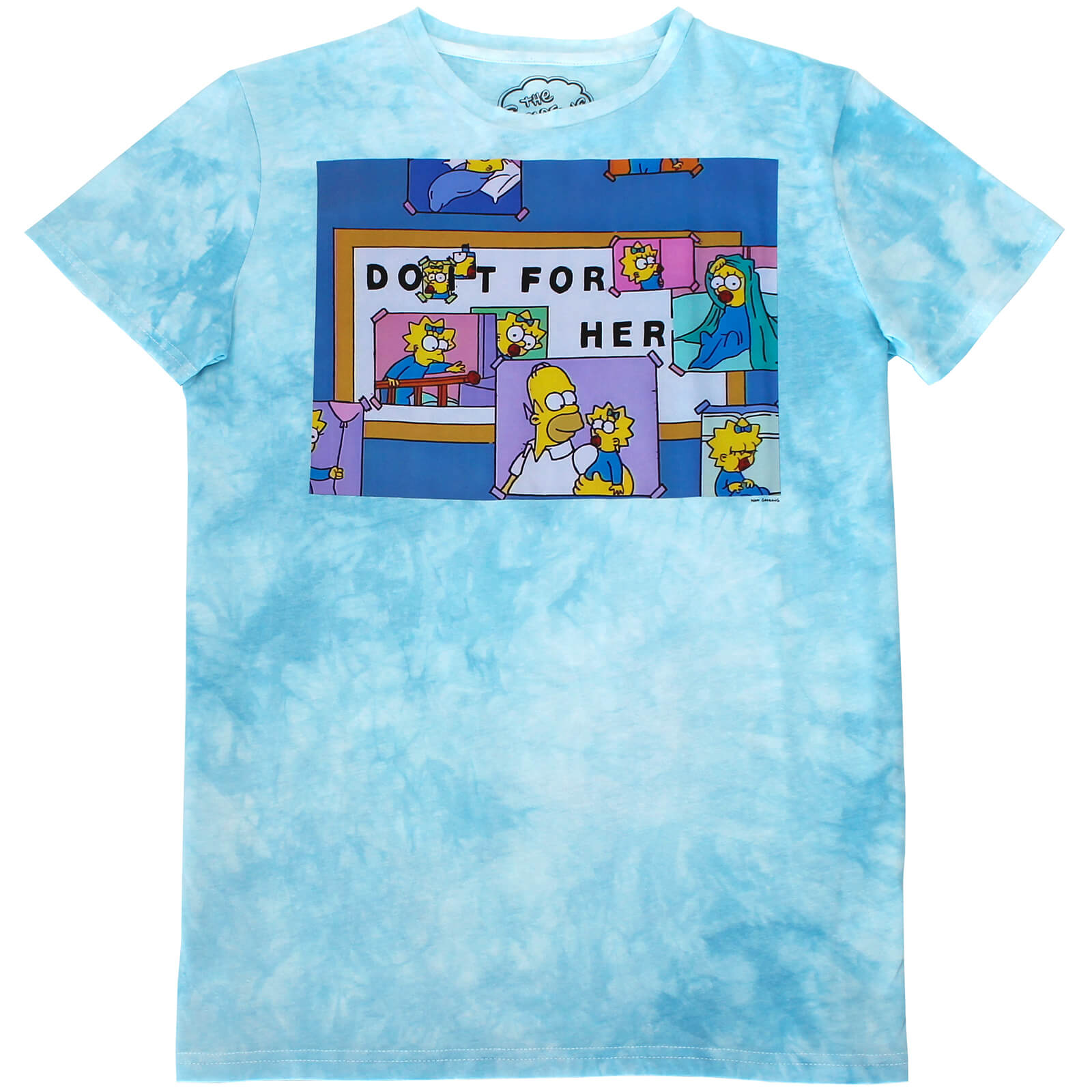 Cakeworthy x The Simpsons - Do It For Her Tie Dye T-Shirt - M