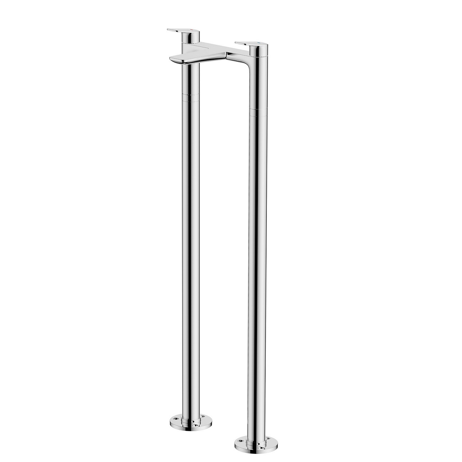 Photo of Bathstore Aero Floorstanding Bath Filler Tap Chrome