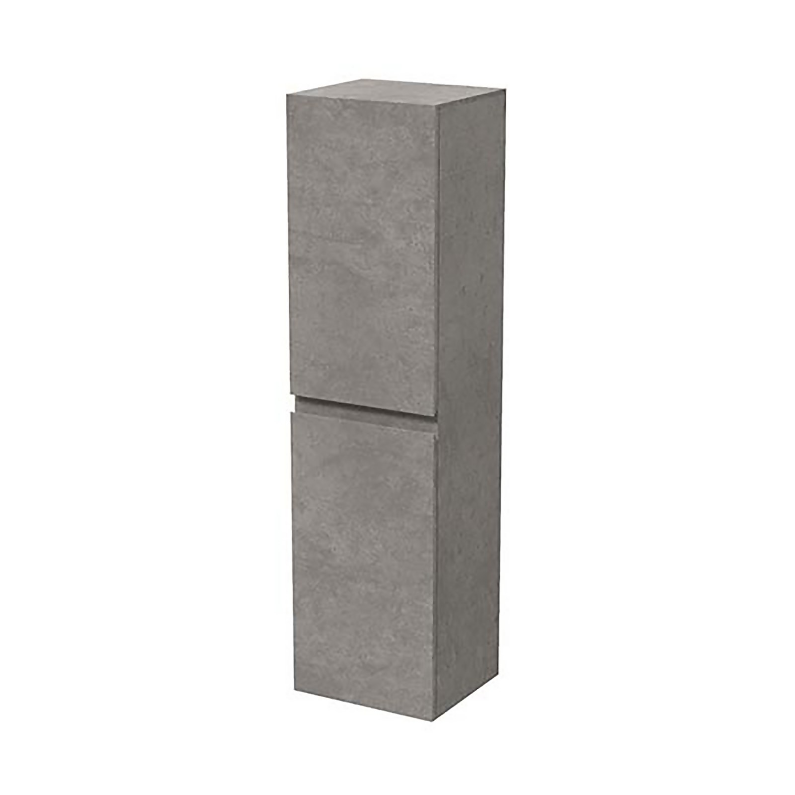 Photo of Bathstore Mino Tall Wall Mounted Unit - Concrete