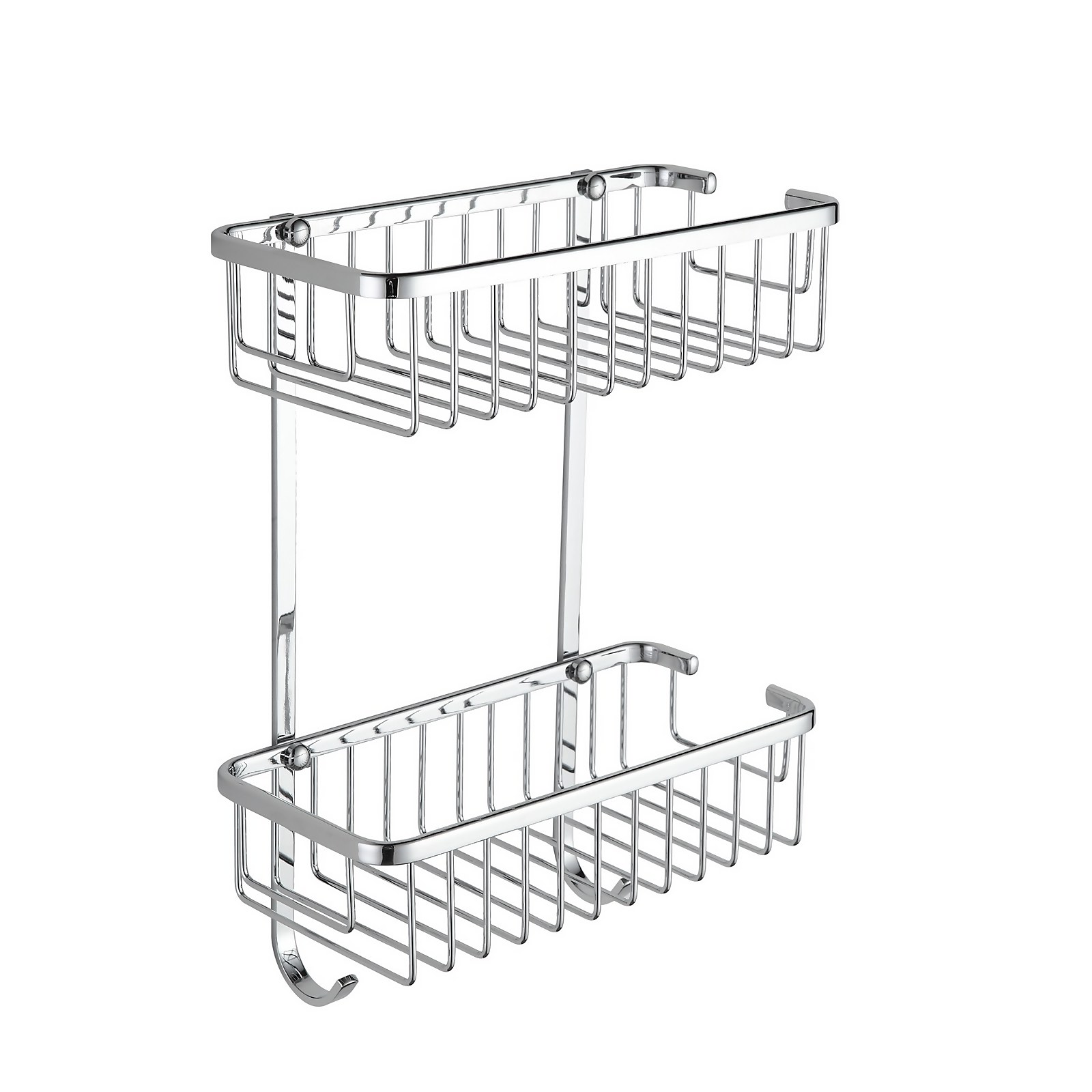 Photo of Bathstore Wire Double Rectangle Basket