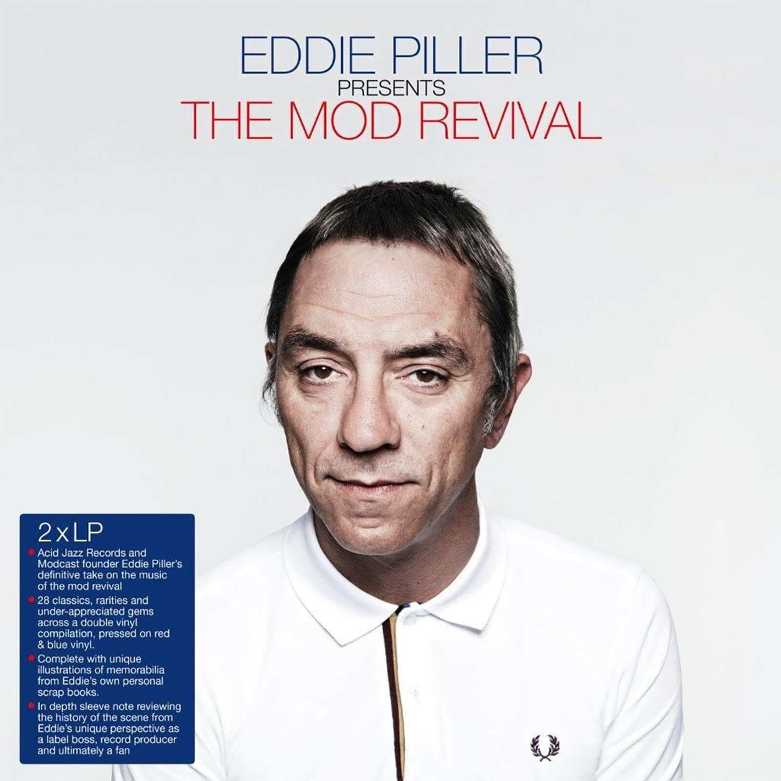 Eddie Piller Presents The Mod Revival (140g Transparent Blue and Red Vinyl) 2LP