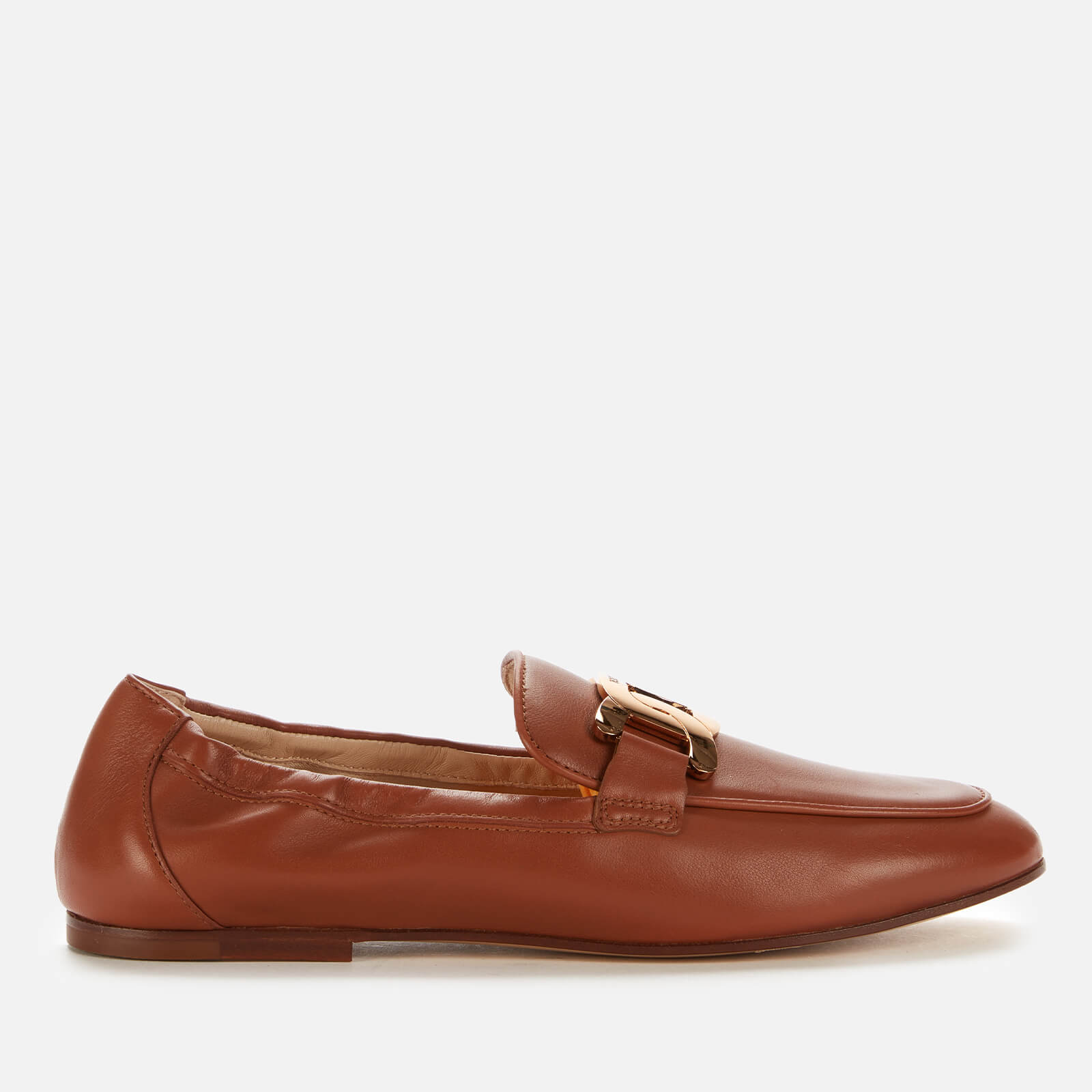 Tod's Women's Kate Leather Loafers - Tan - UK 7