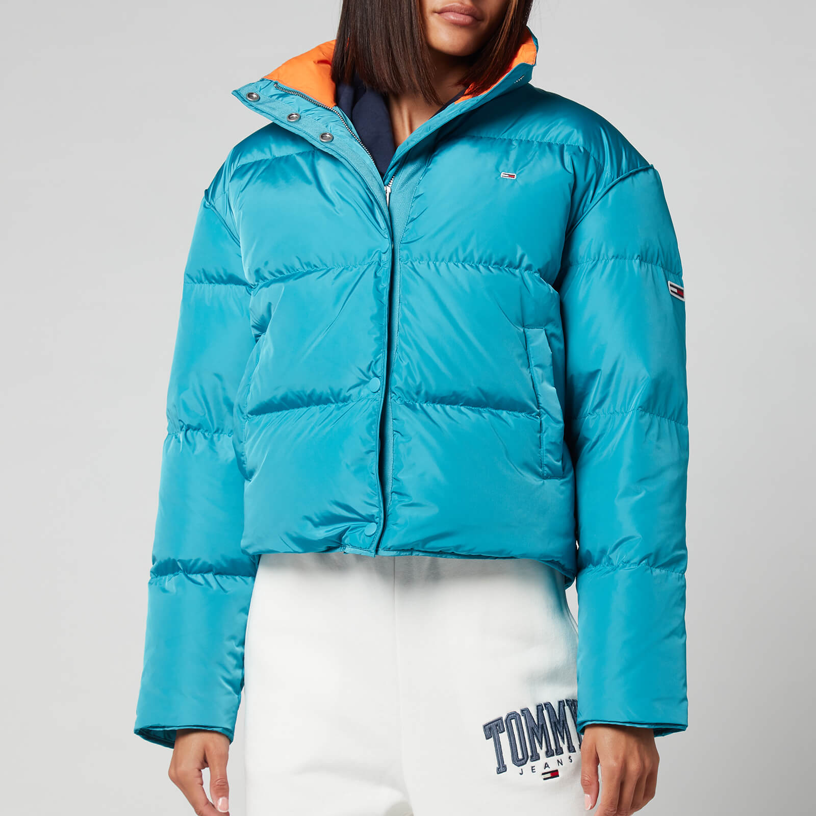 Tommy Jeans Women's Colour Pop Puffer Jacket - Tidewater product