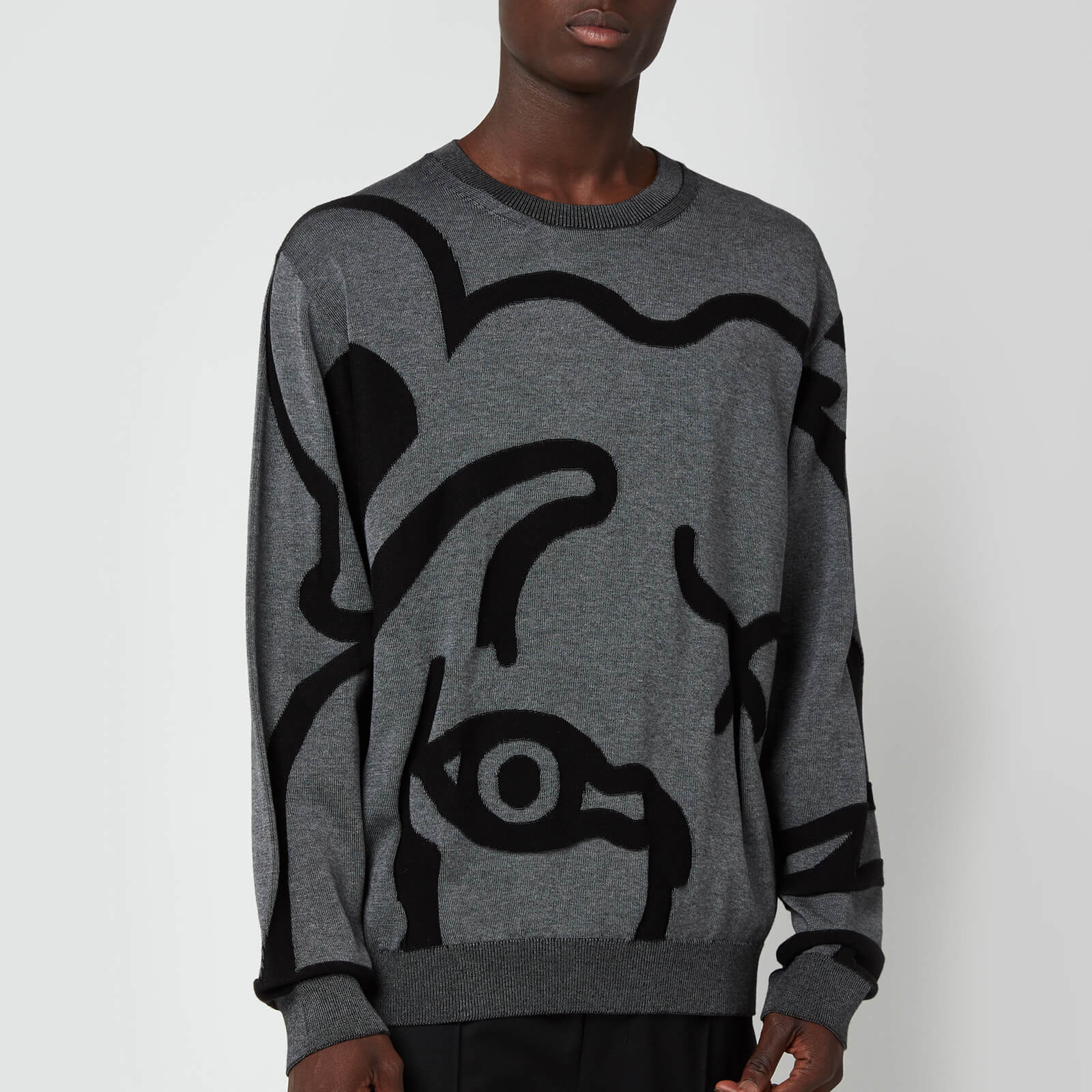 KENZO Men's K-Tiger Jumper - Anthracite - S