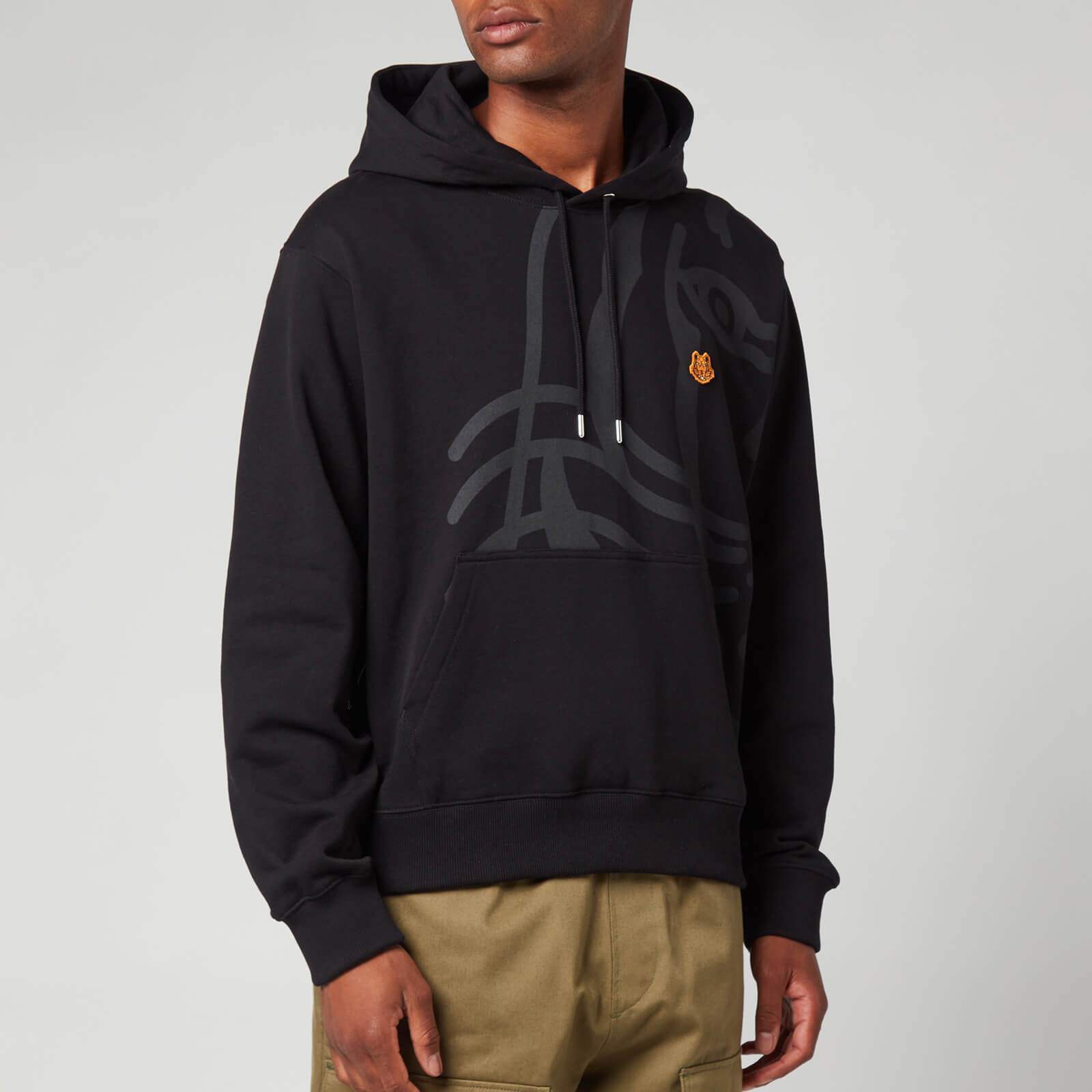 KENZO Men's K-Tiger Classic Hoodie - Black - M