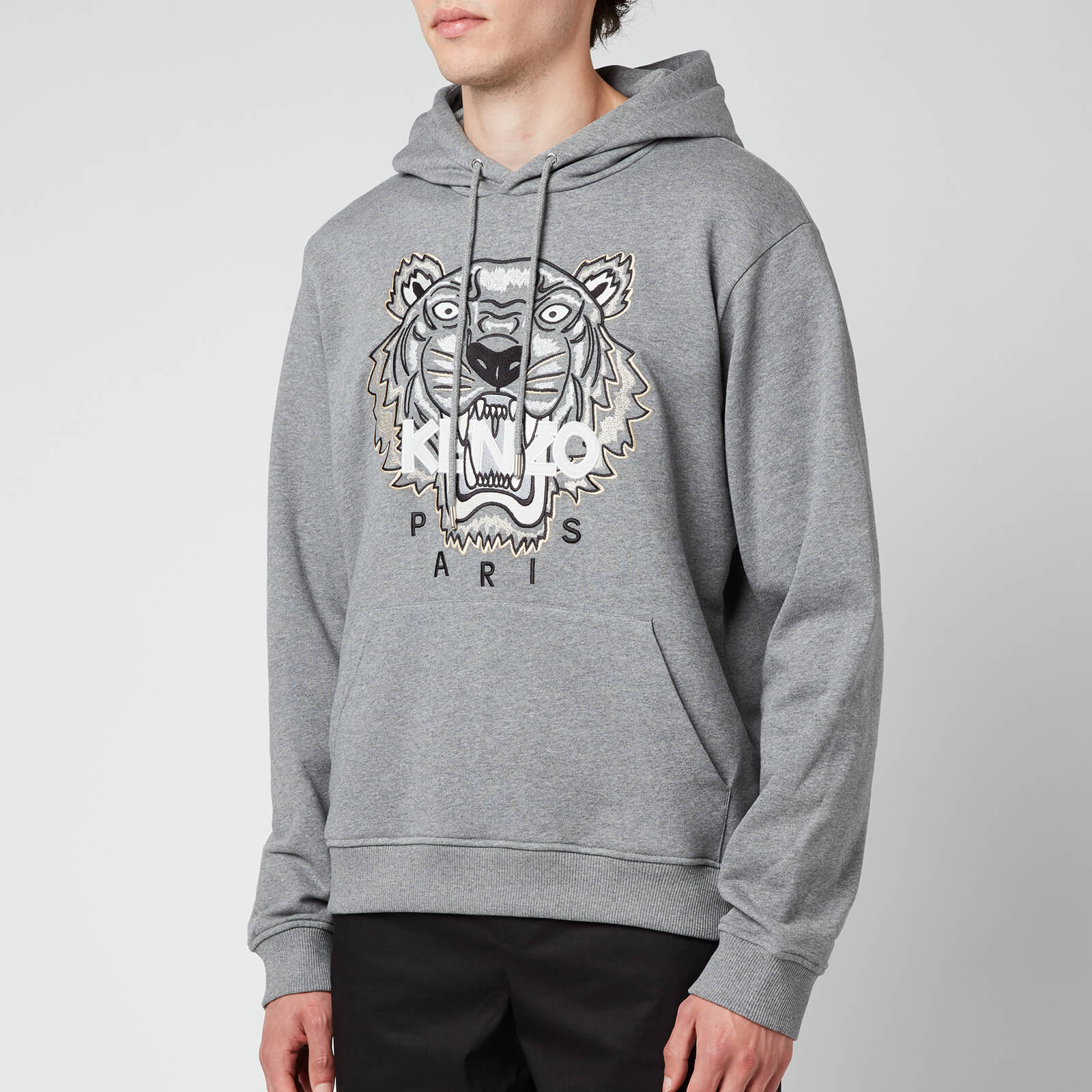 KENZO Men's Tiger Original Hoodie - Dove Grey - S