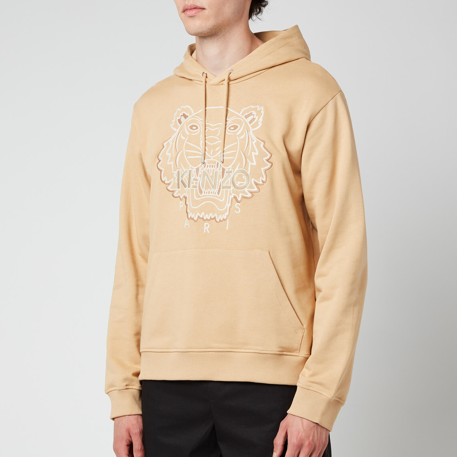 KENZO Men's Tiger Seasonal Hoodie - Dark Beige - M