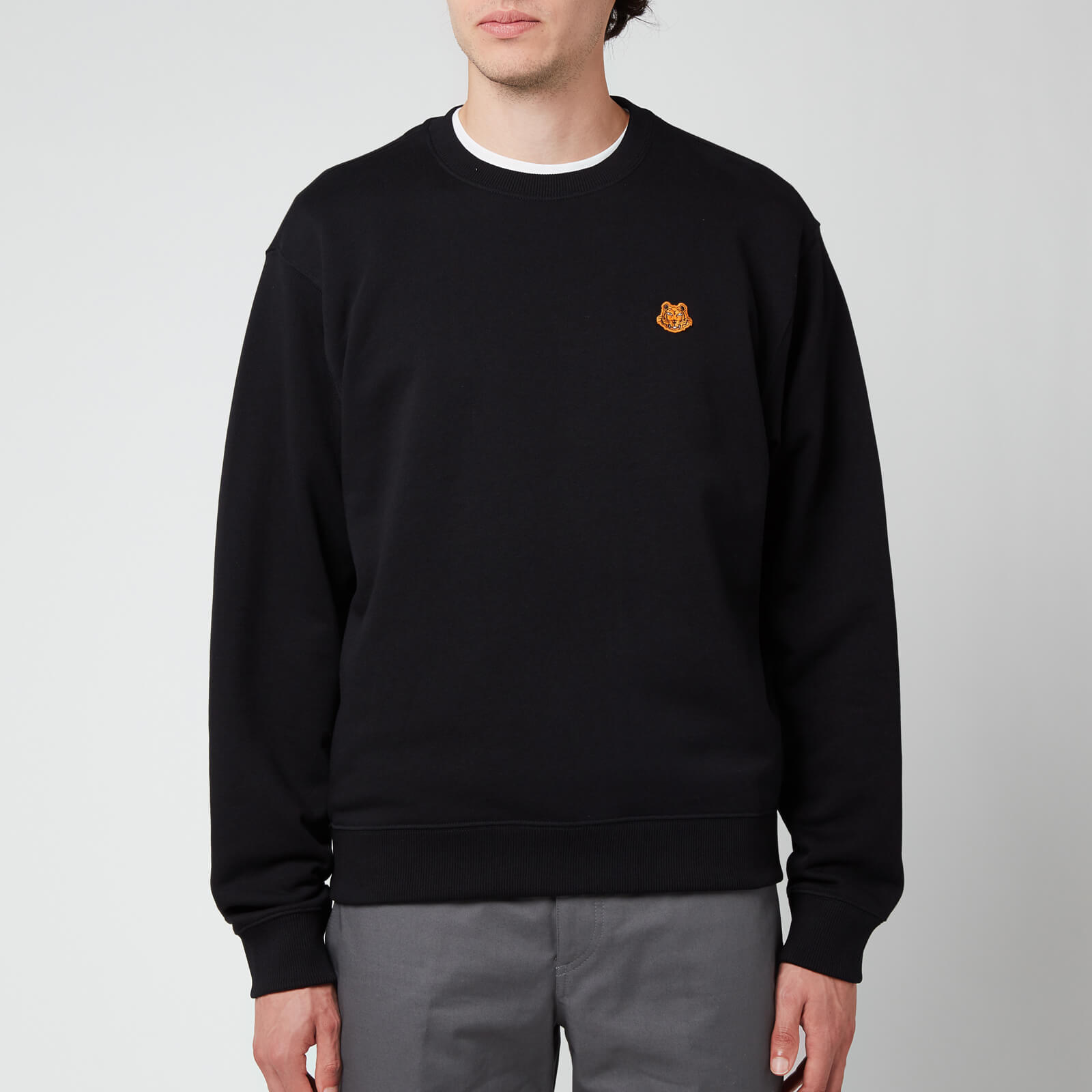KENZO Men's Tiger Crest Classic Sweatshirt - Black - XL