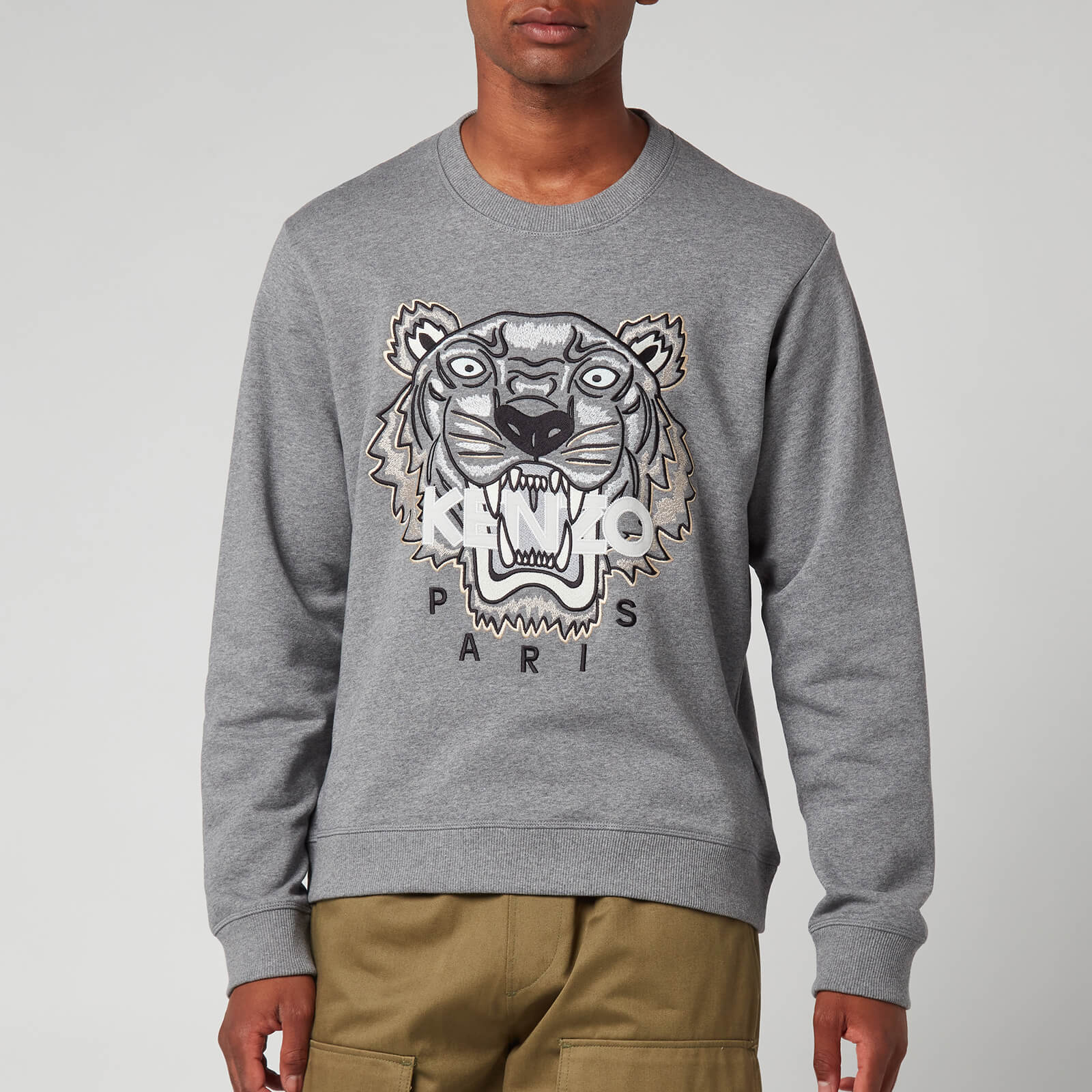 KENZO Men's Tiger Original Sweatshirt - Dove Grey - S