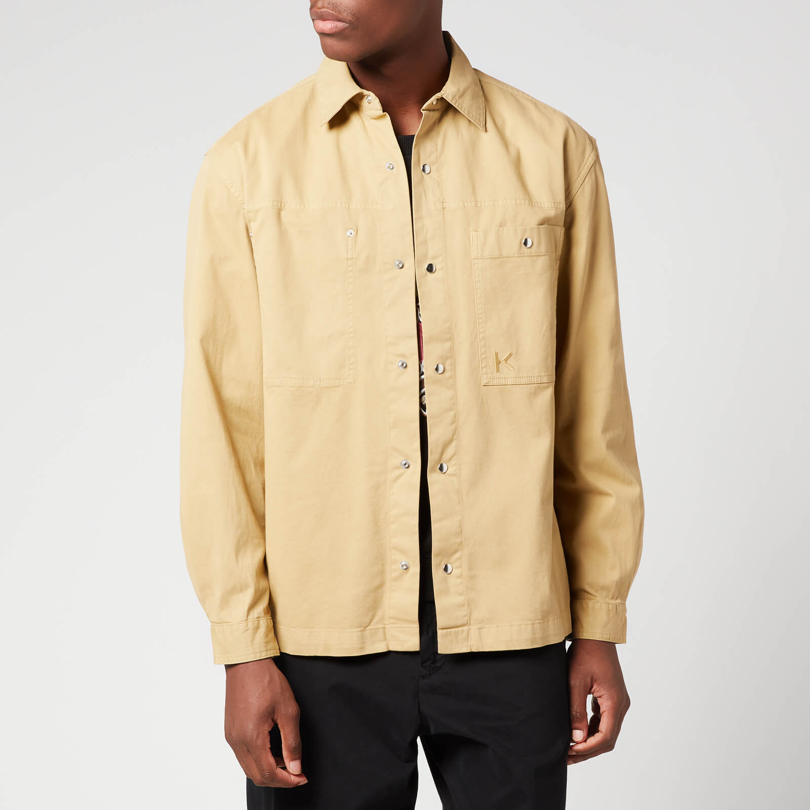 KENZO Men's Snap Overshirt - Sand - L