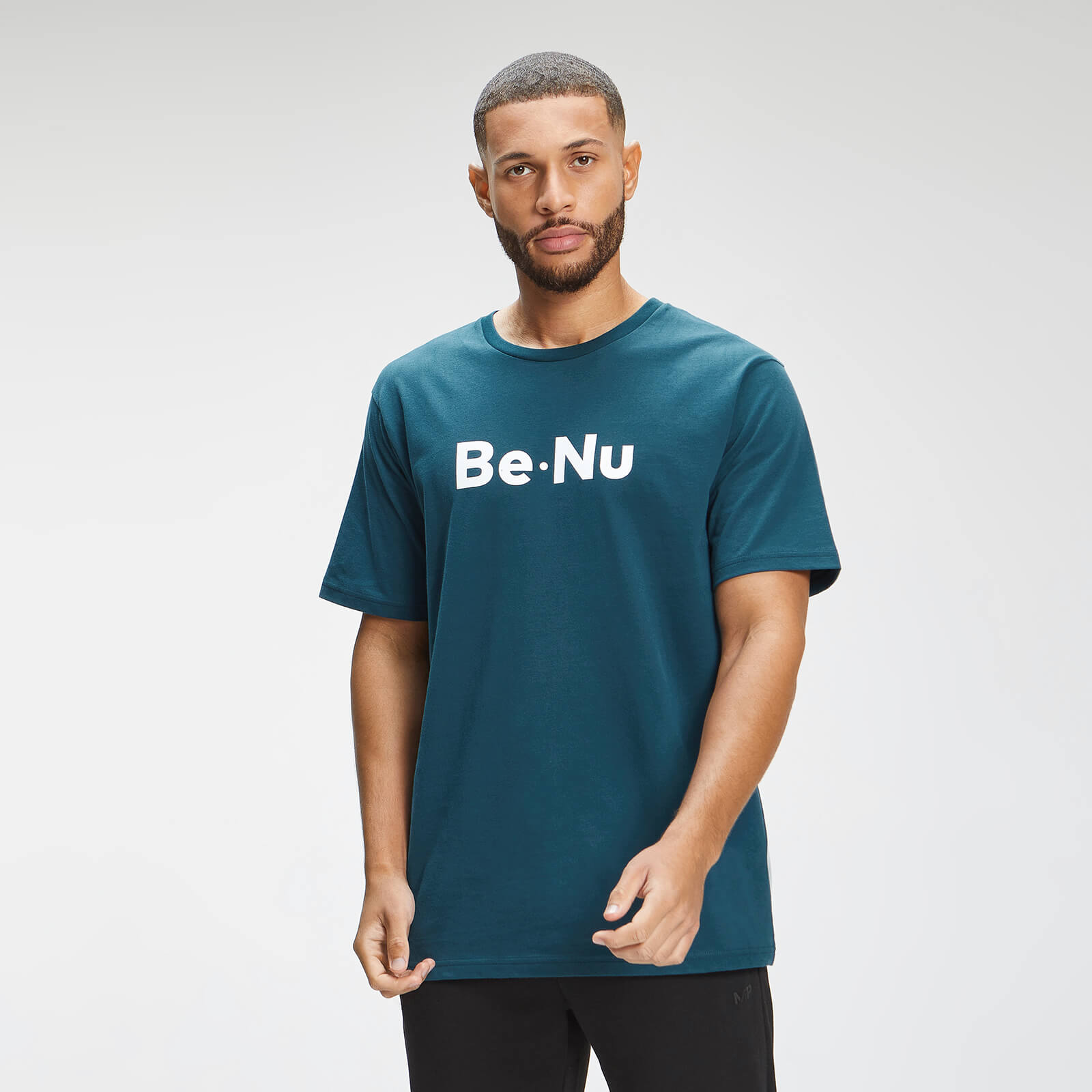 BeNu Men's Short Sleeve T-Shirt - Blue - XXXL