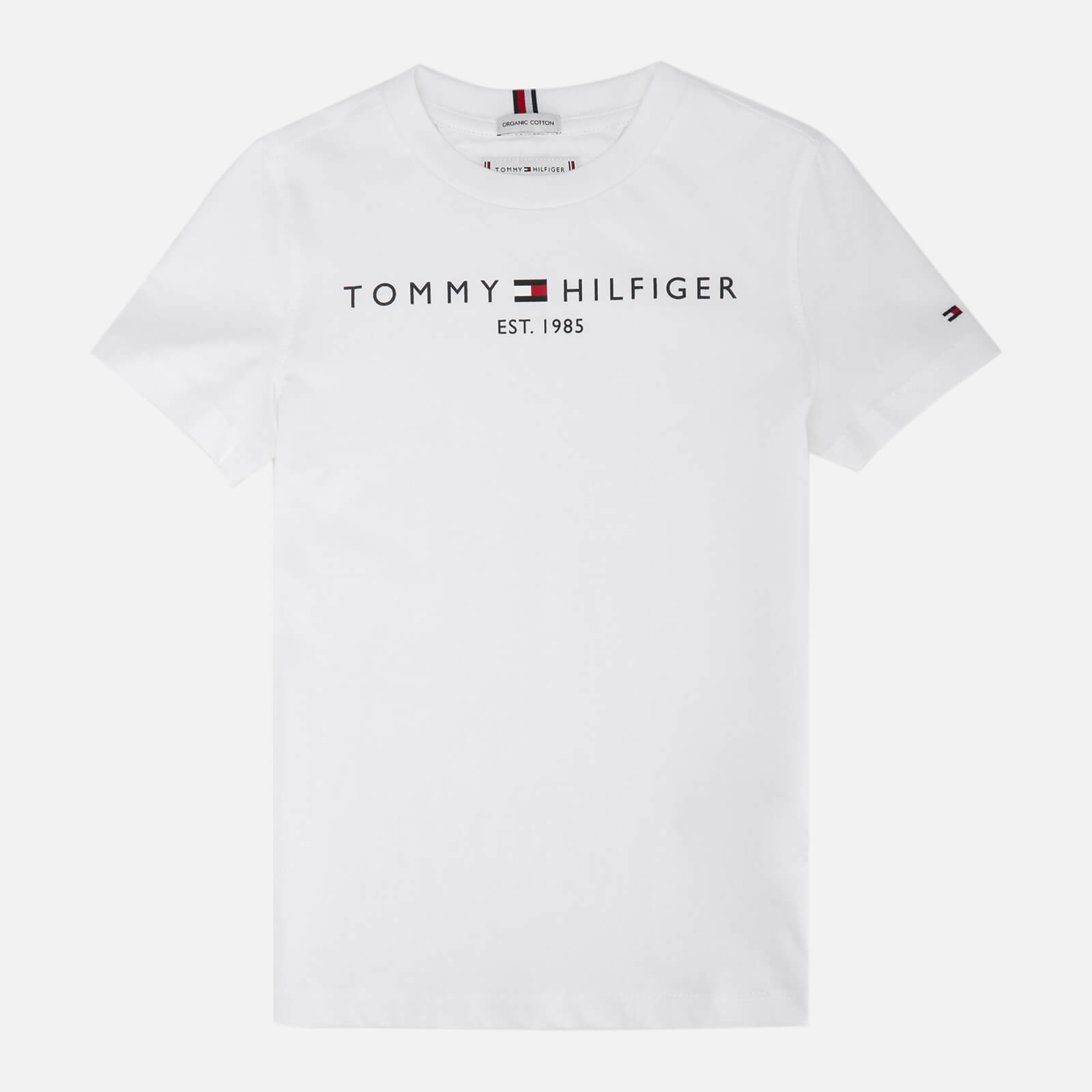 Tommy Hilfiger Kids' Essential Short Sleeve T-Shirt - White - 6 Years