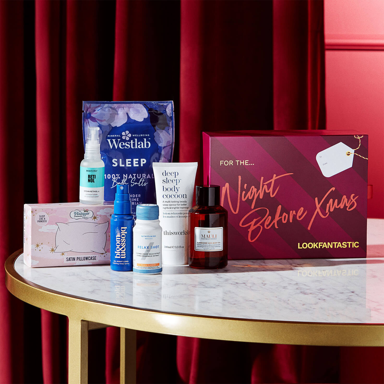 LOOKFANTASTIC Gift Guide - The Night Before Box 2021 Poland