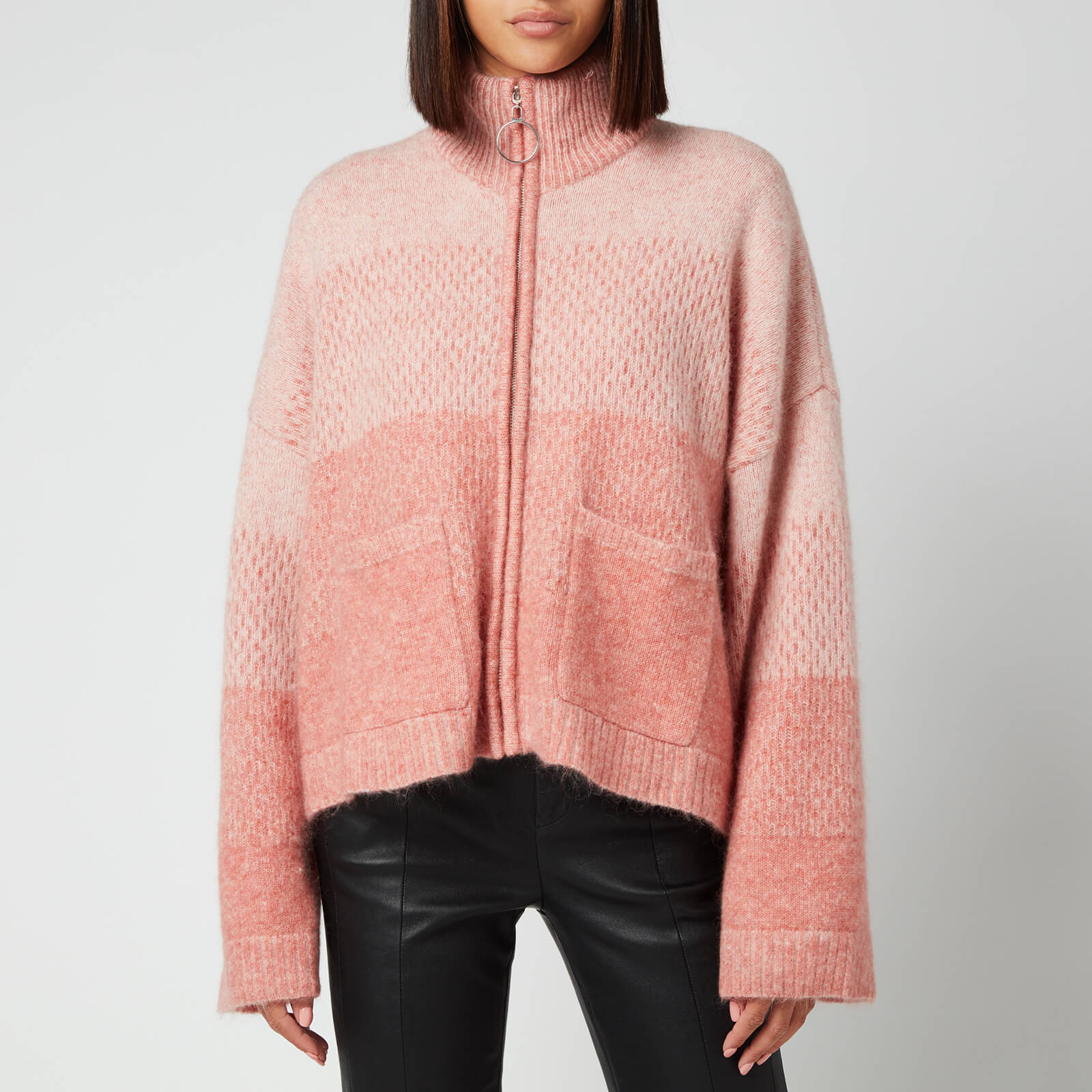 Holzweiler Women's Tine Knitted Cardigan - Light Pink - L