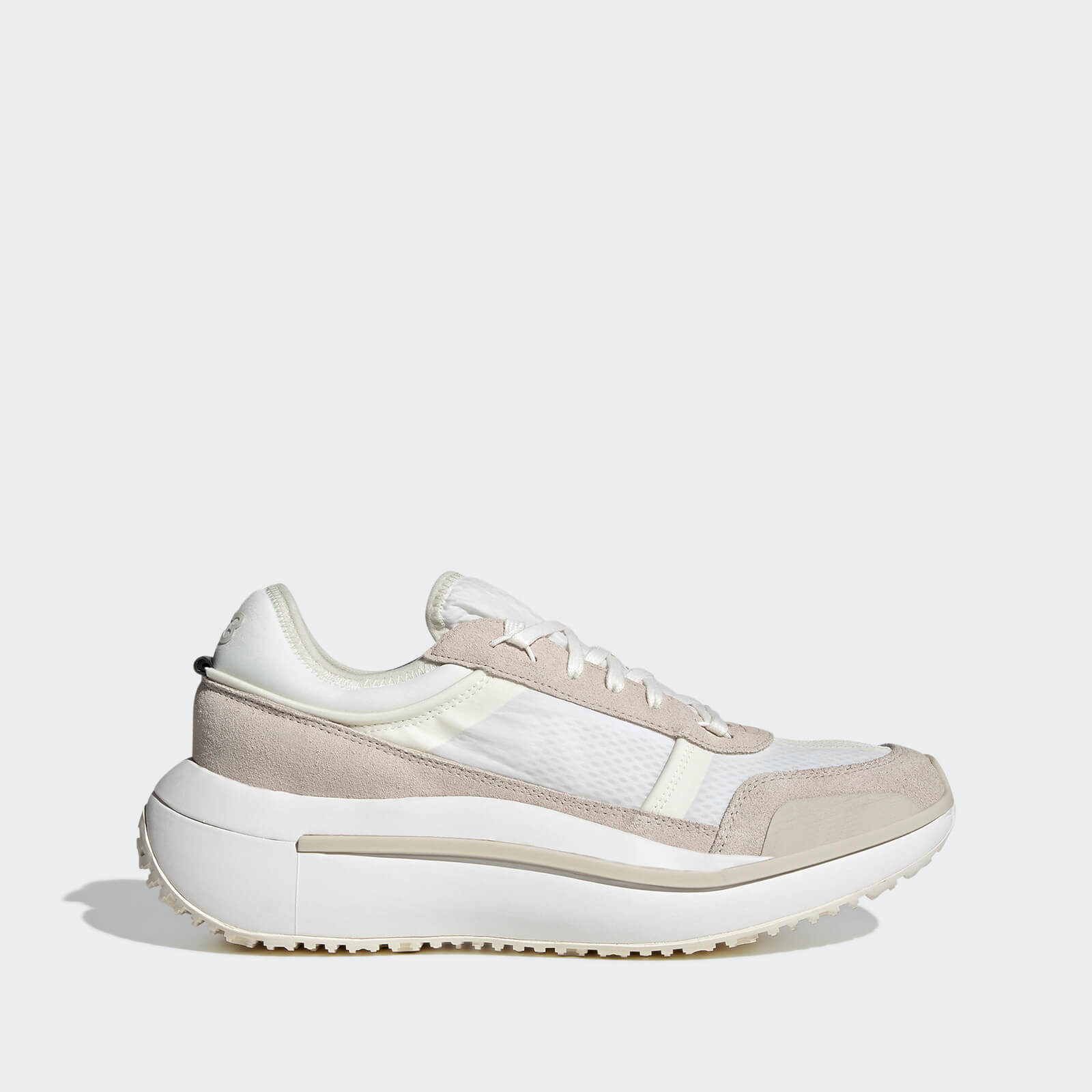 Y-3 Men's Classic Run Sneakers - Offwhite/Cleabrown/Core White - UK 9