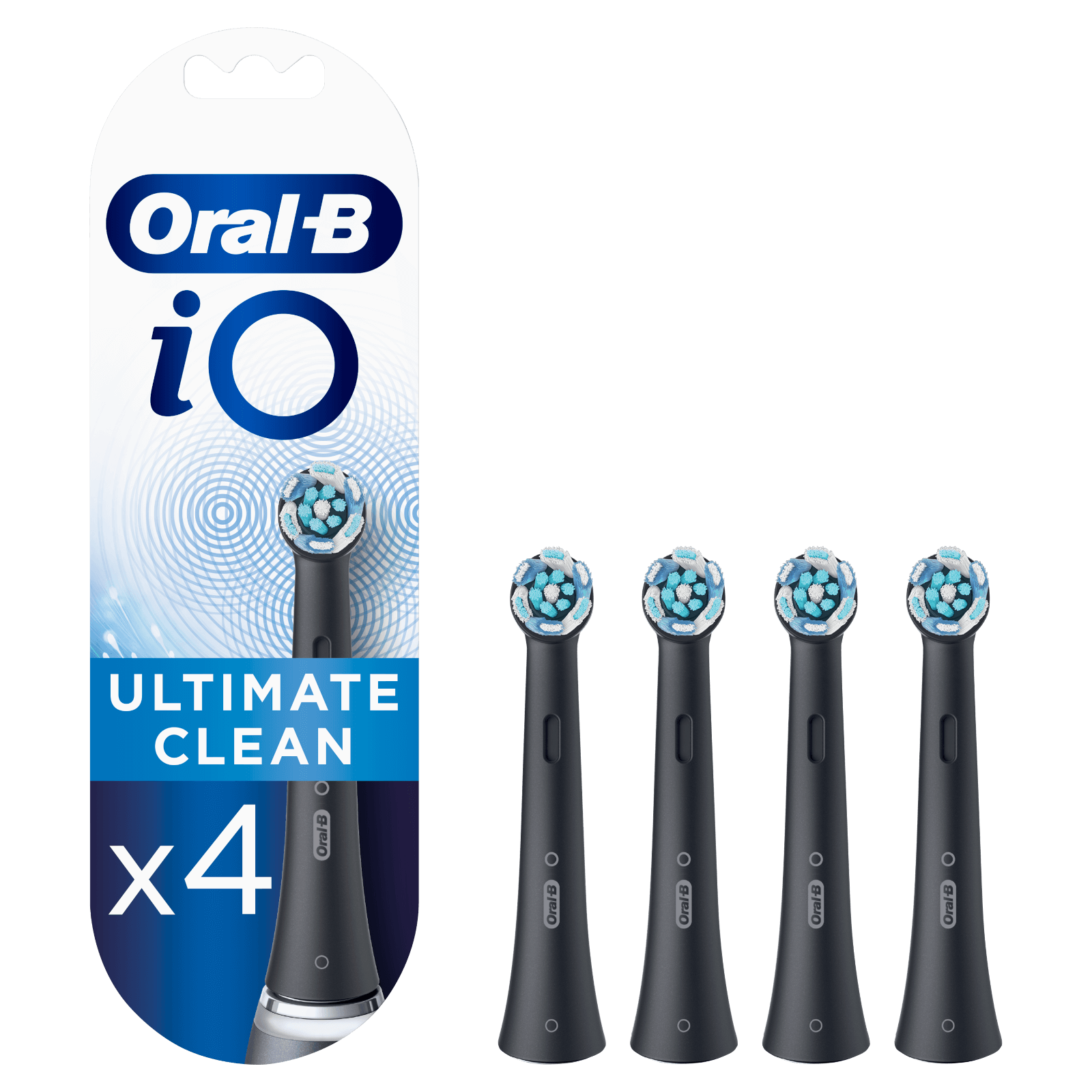 

Oral-B iO Black Ultimate Cleaning Brush Heads - 4 Pack