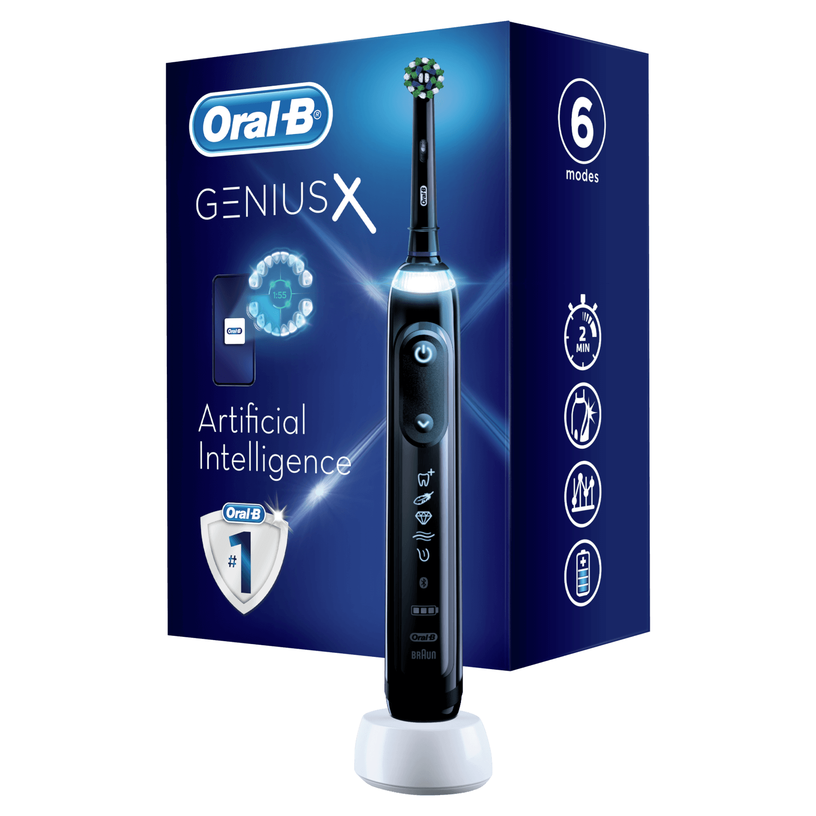 Oral B Oral-B Genius X Black Electric Toothbrush - Toothbrush