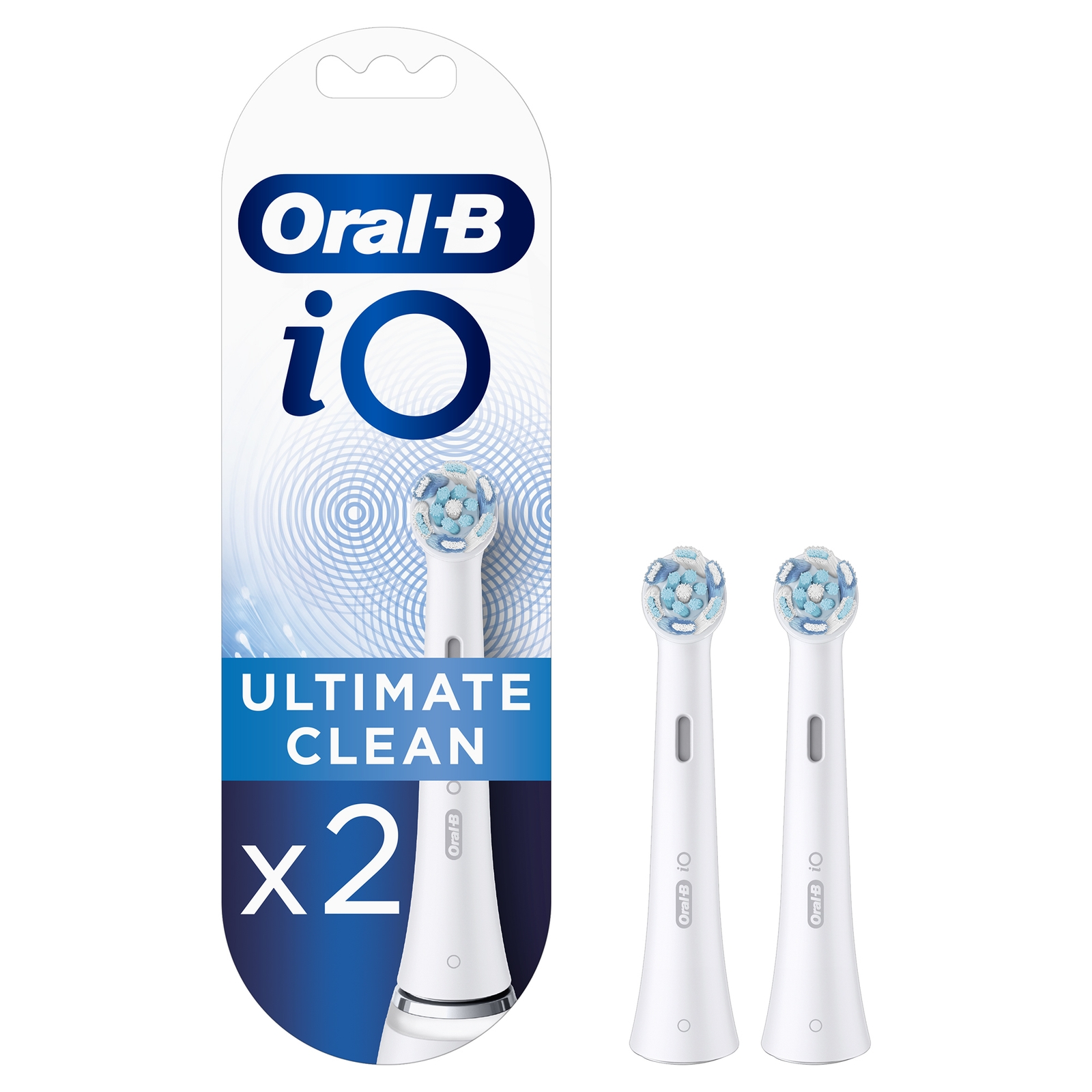 Oral-B iO Ultimate Clean Toothbrush Heads  Pack of 2 Counts
