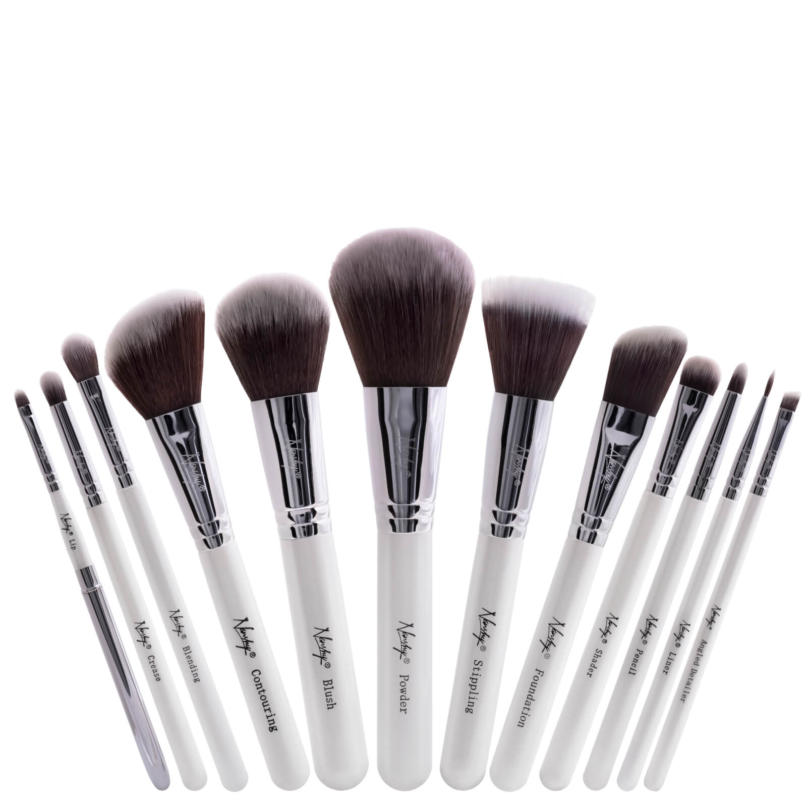

Nanshy Masterful Collection Brush Set - Pearlescent White