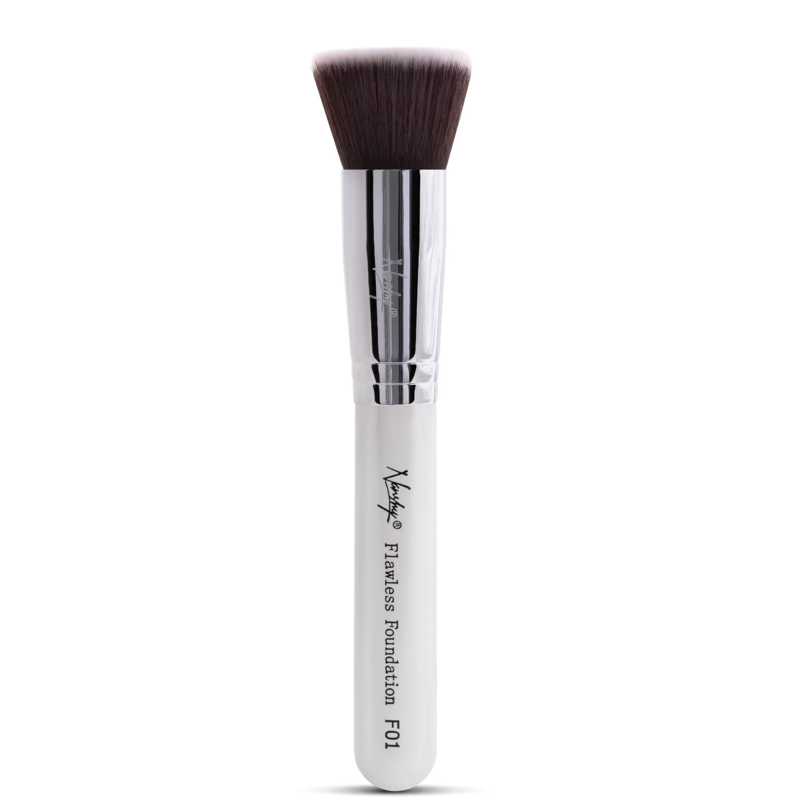 

Nanshy Flawless Foundation Brush - Pearlescent White