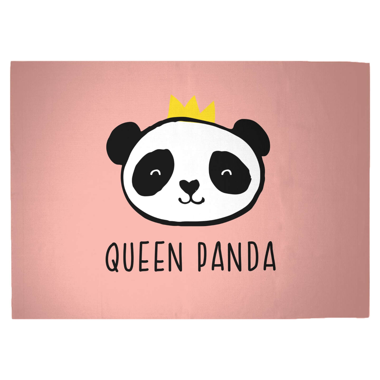 Queen Panda Woven Rug - Large