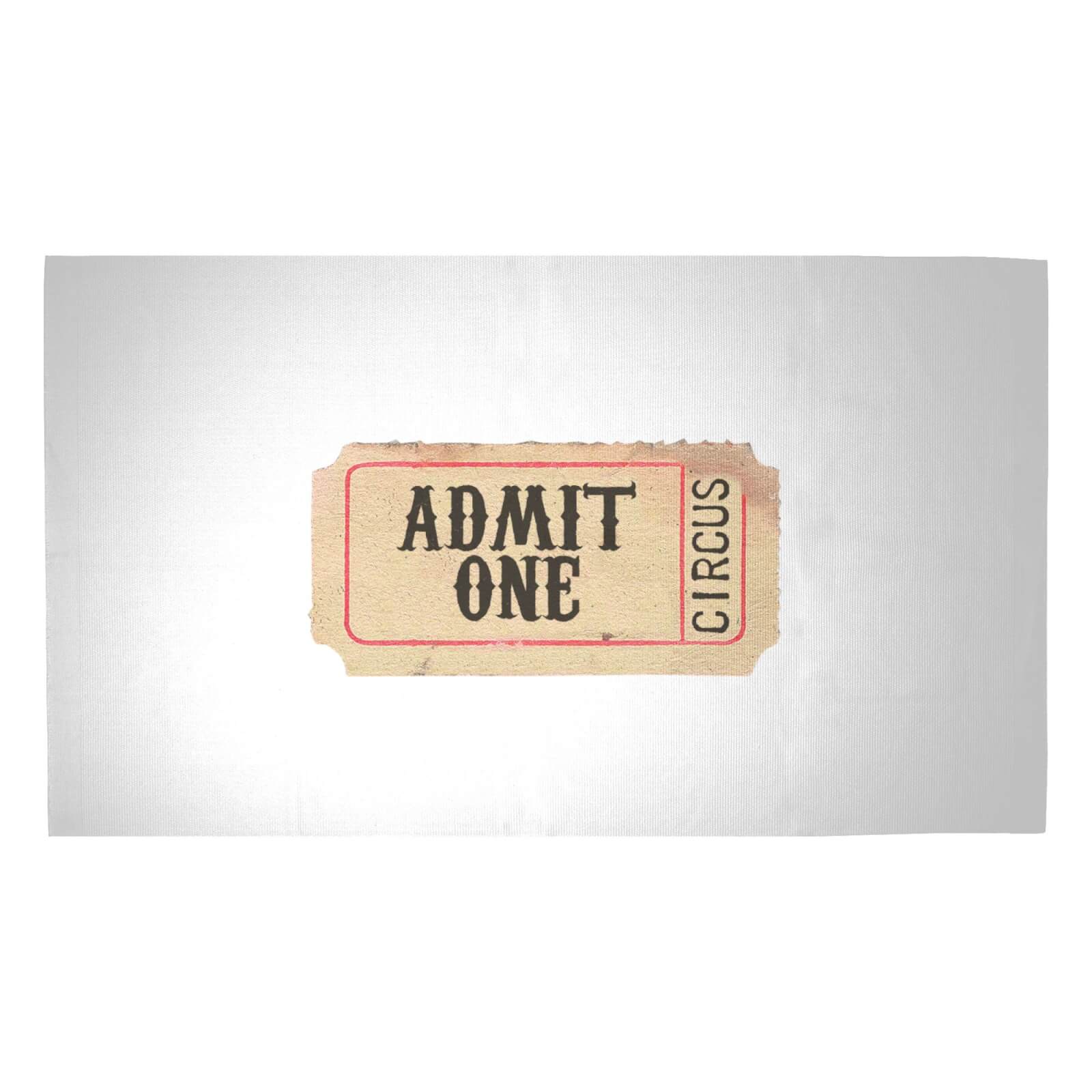 Circus Ticket Woven Rug - Medium