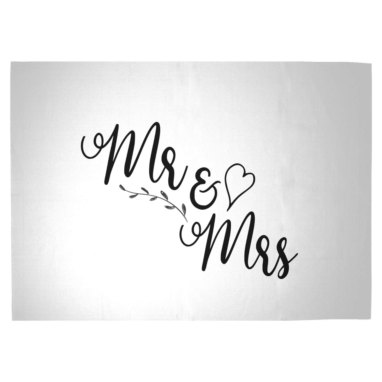Mr & Mrs Woven Rug - Large