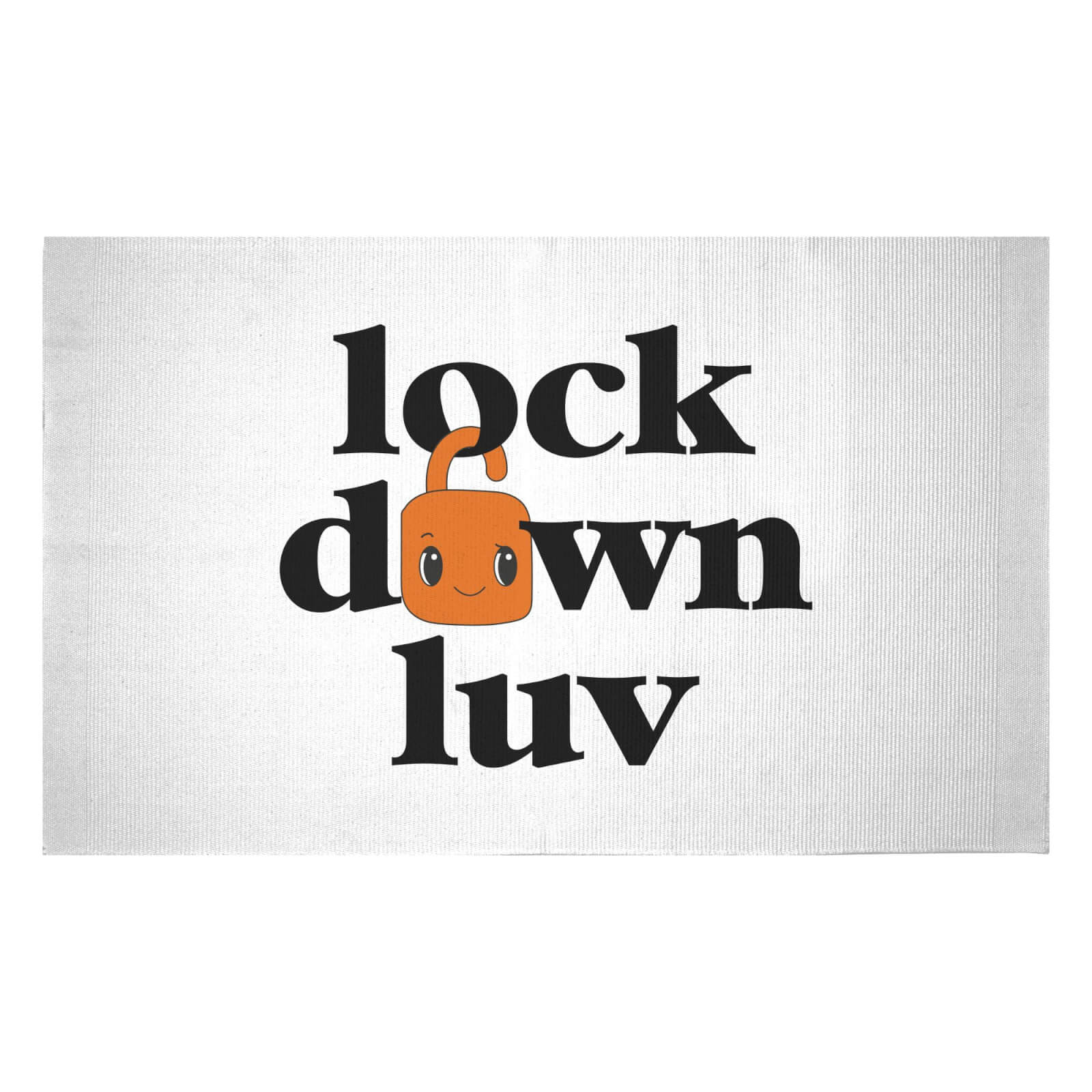 Lockdown Luv Woven Rug - Small