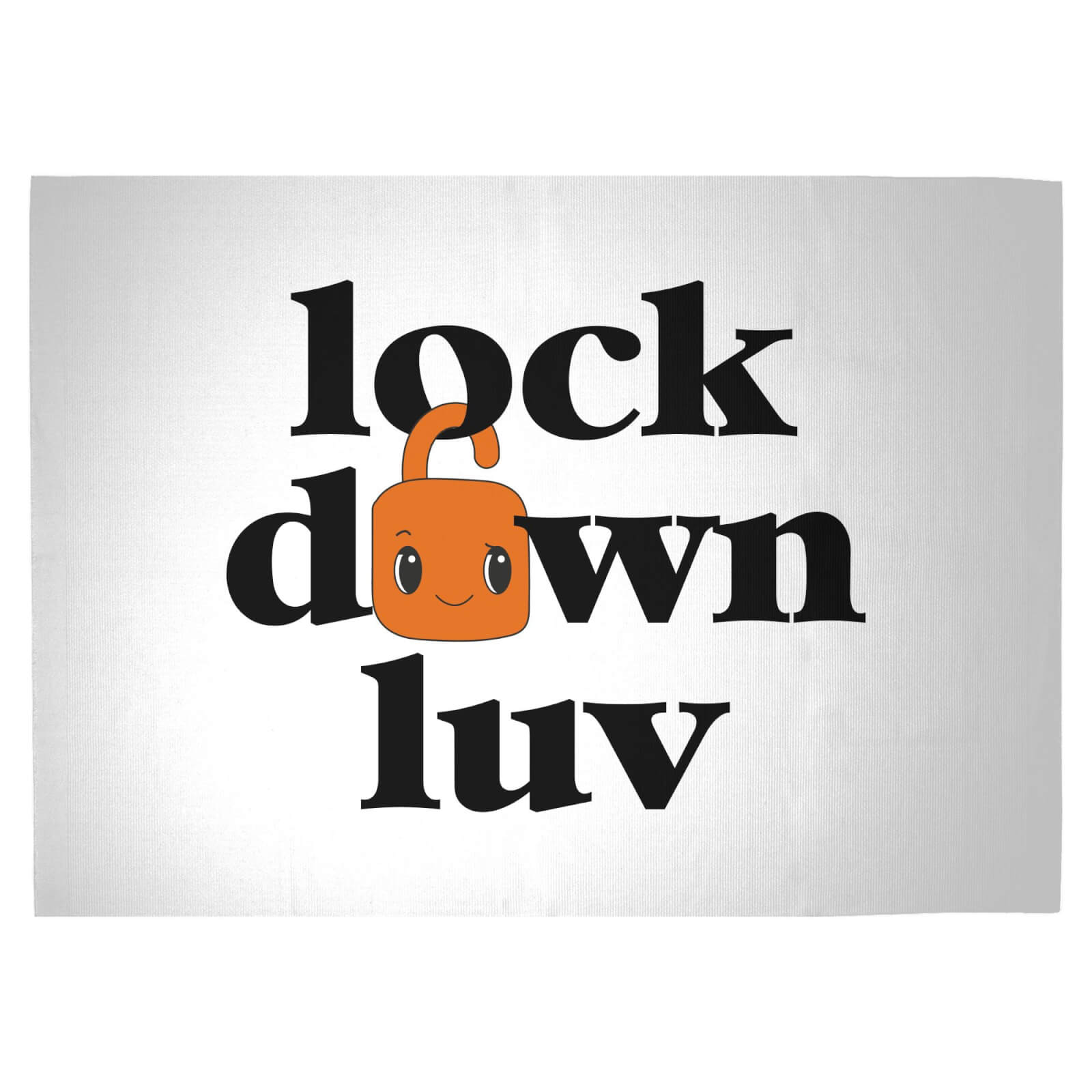 Lockdown Luv Woven Rug - Large