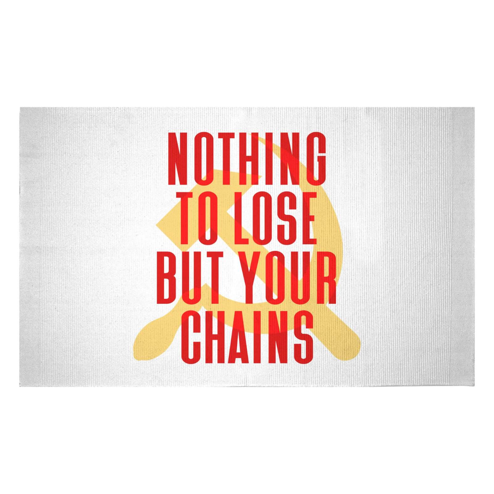 Nothing To Lose But Your Chains Woven Rug - Small
