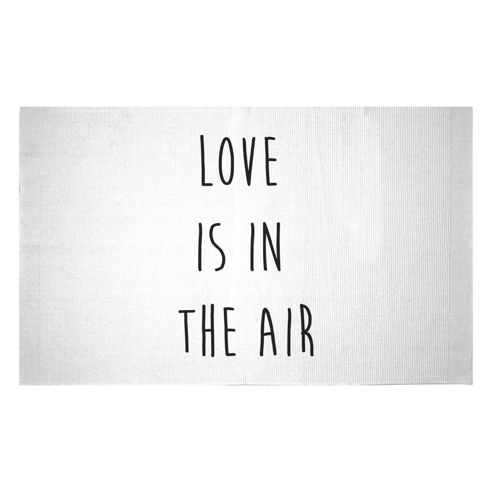 Love Is In The Air Woven Rug - Small