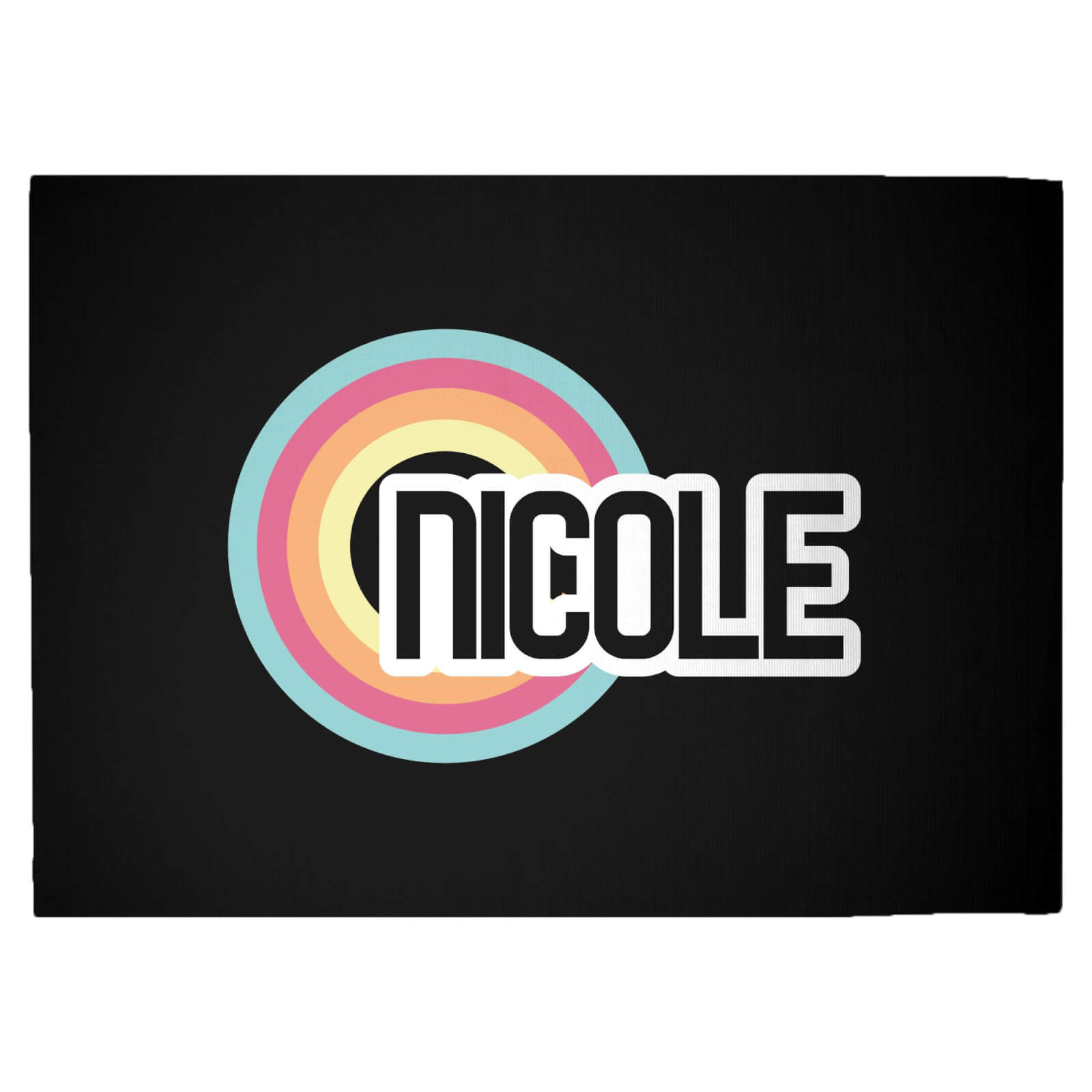 Nicole Rainbow Woven Rug - Large