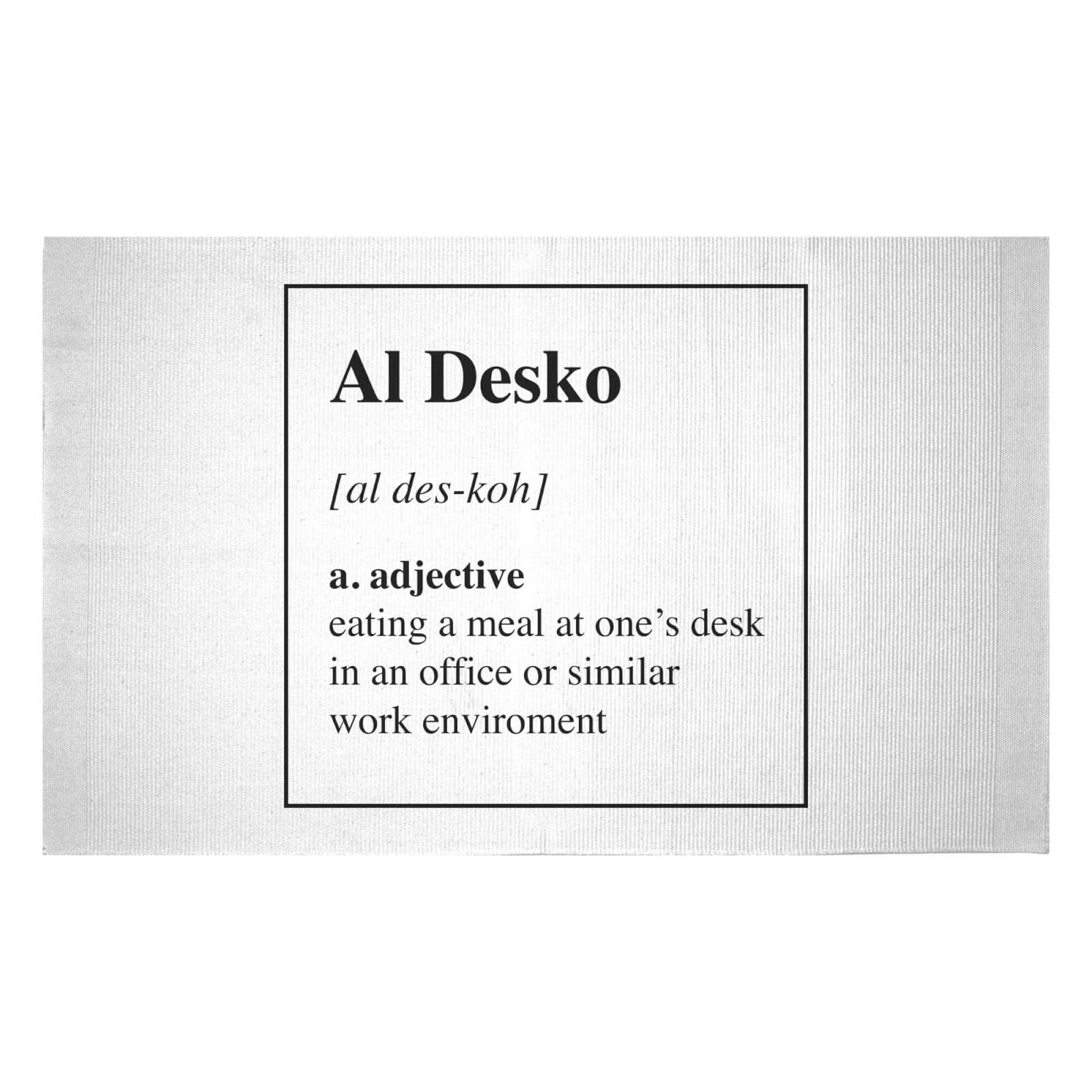 Al Desko Definition Woven Rug - Small