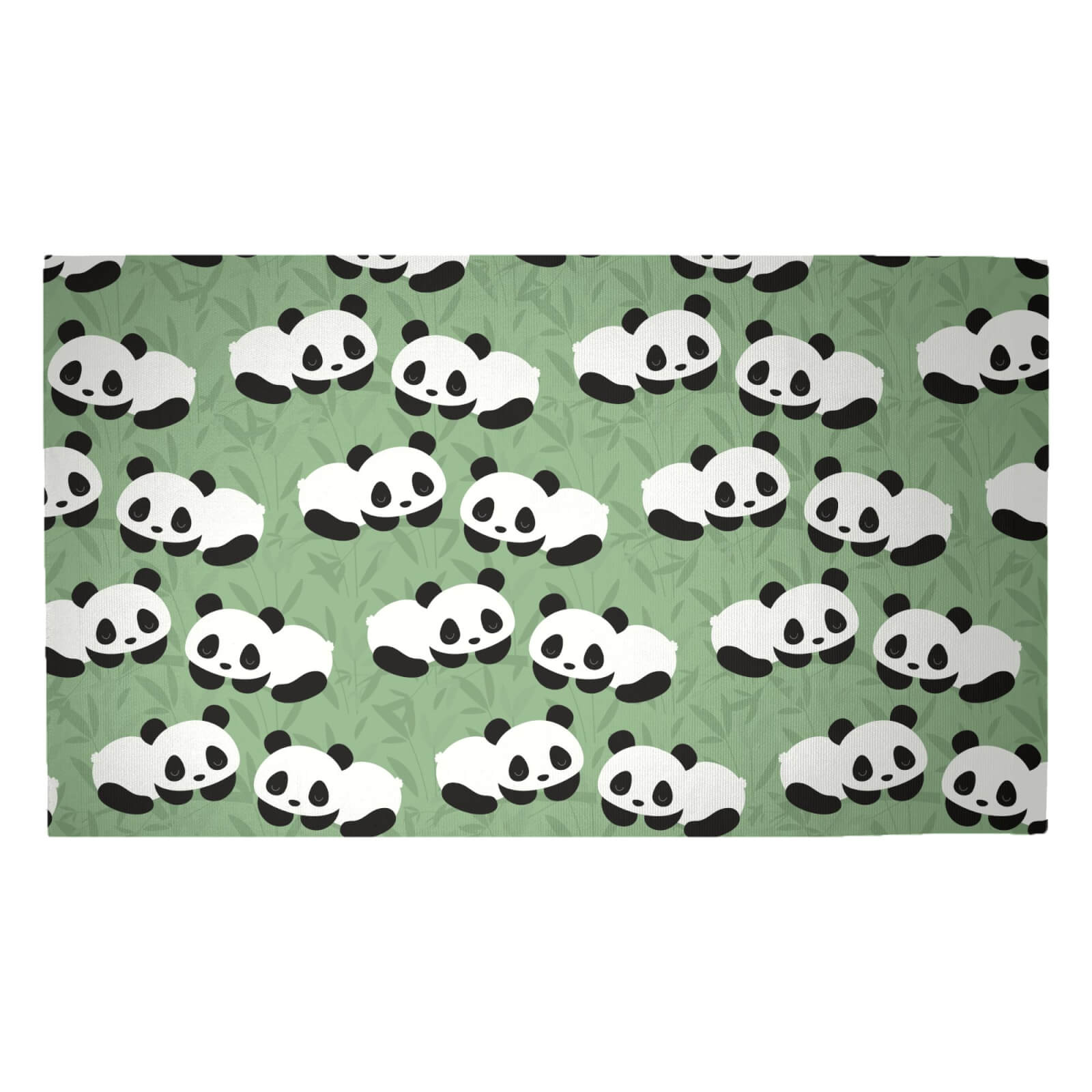 Panda Slumber Party Woven Rug - Medium