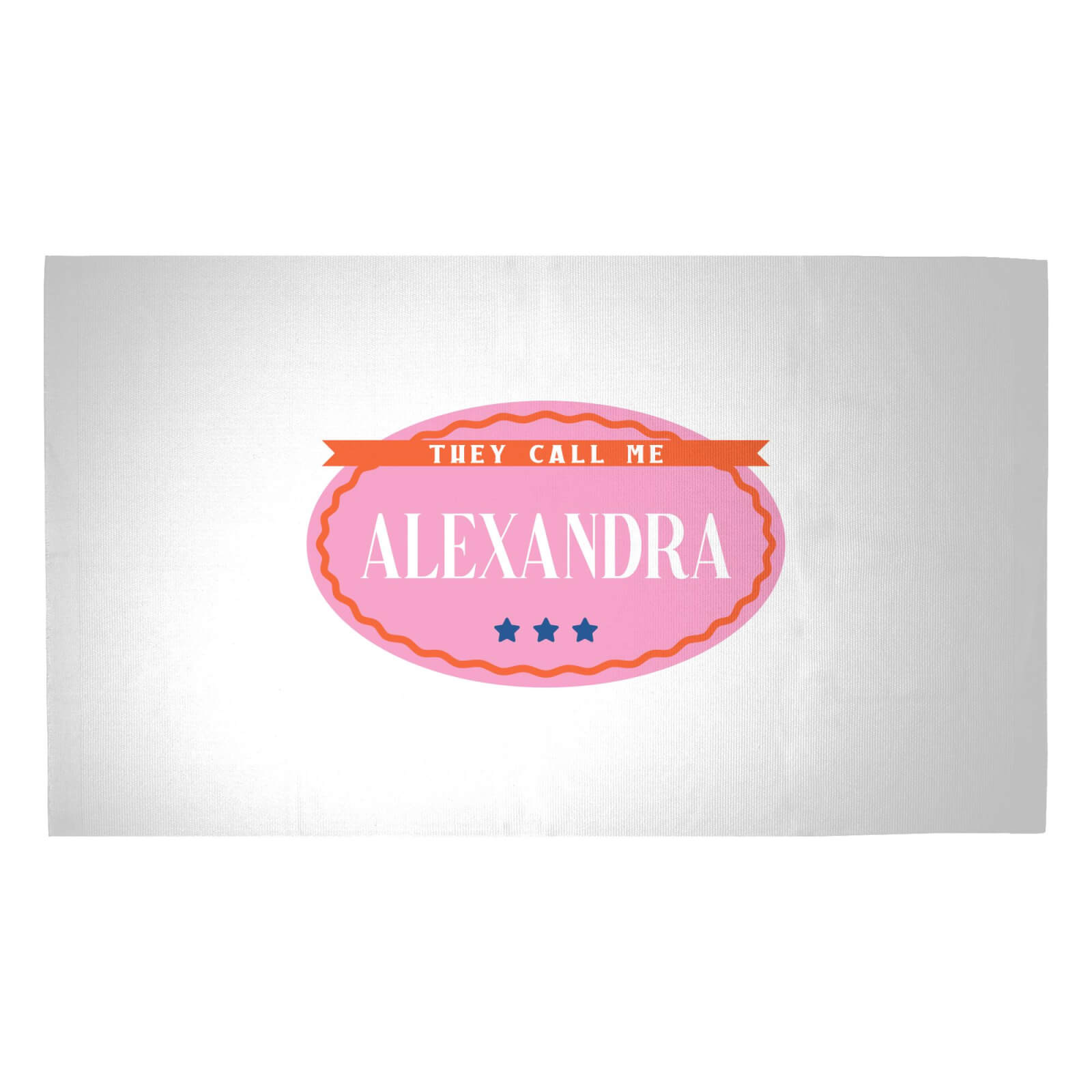 They Call Me Alexandra Woven Rug - Medium