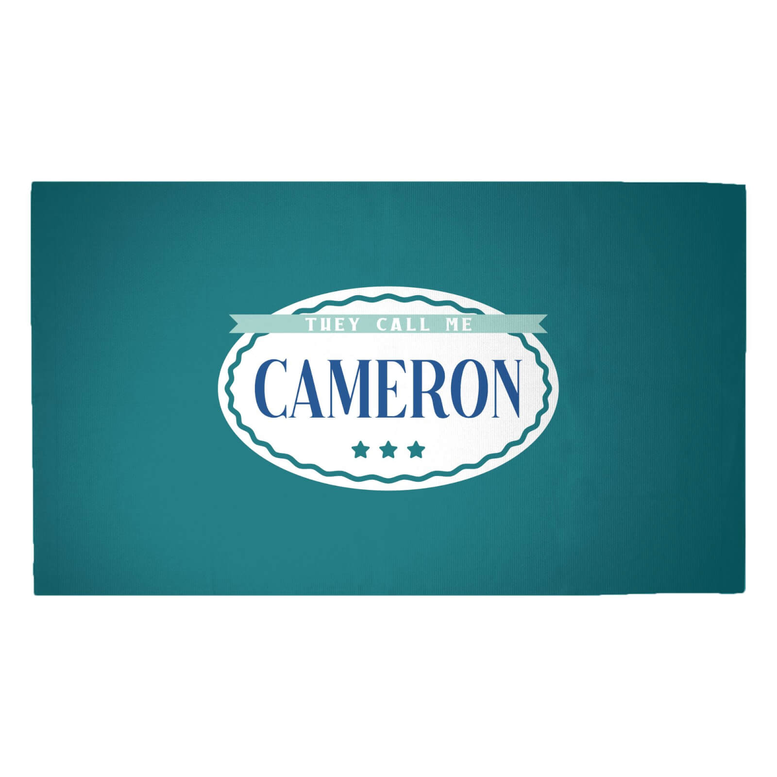 They Call Me Cameron Woven Rug - Medium