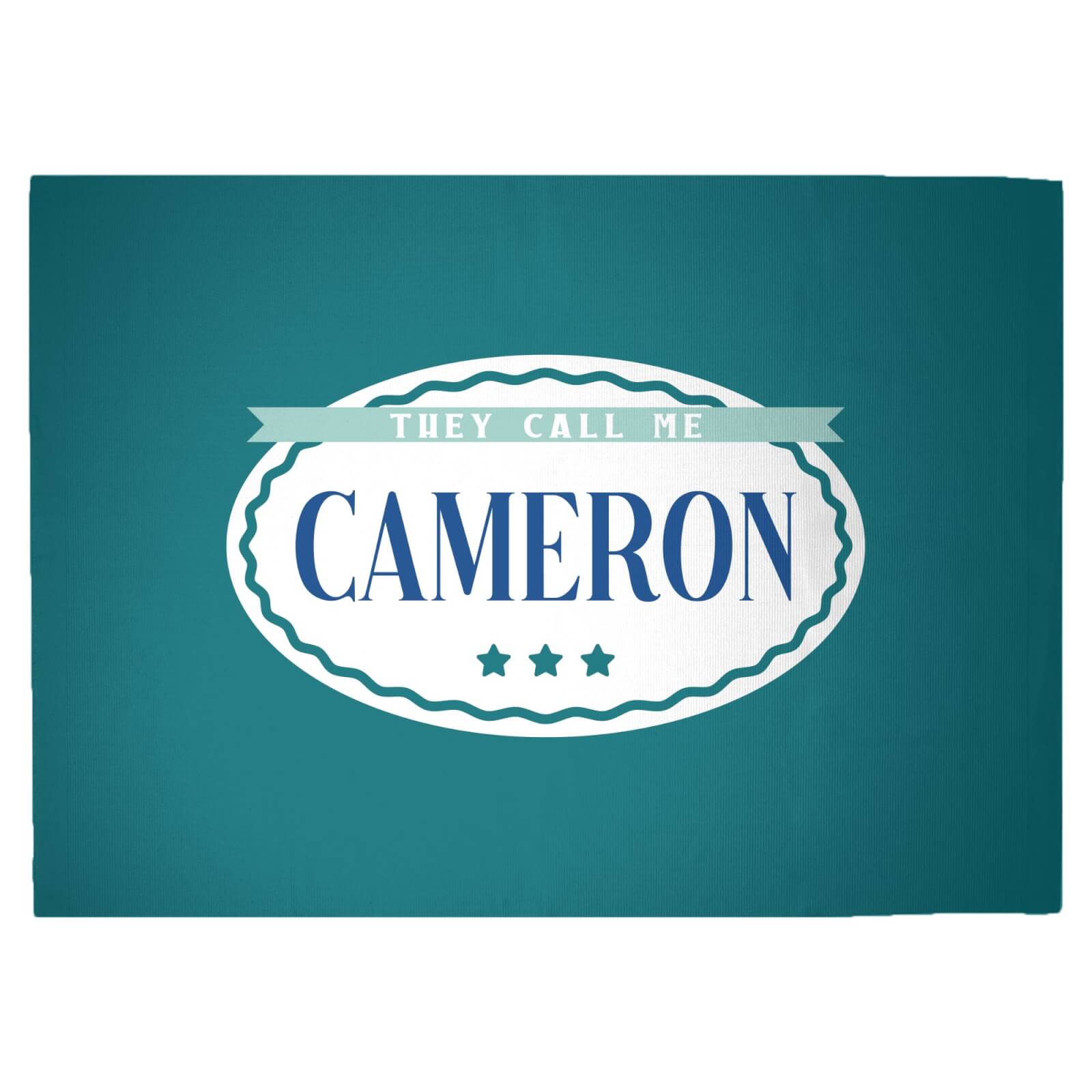 They Call Me Cameron Woven Rug - Large