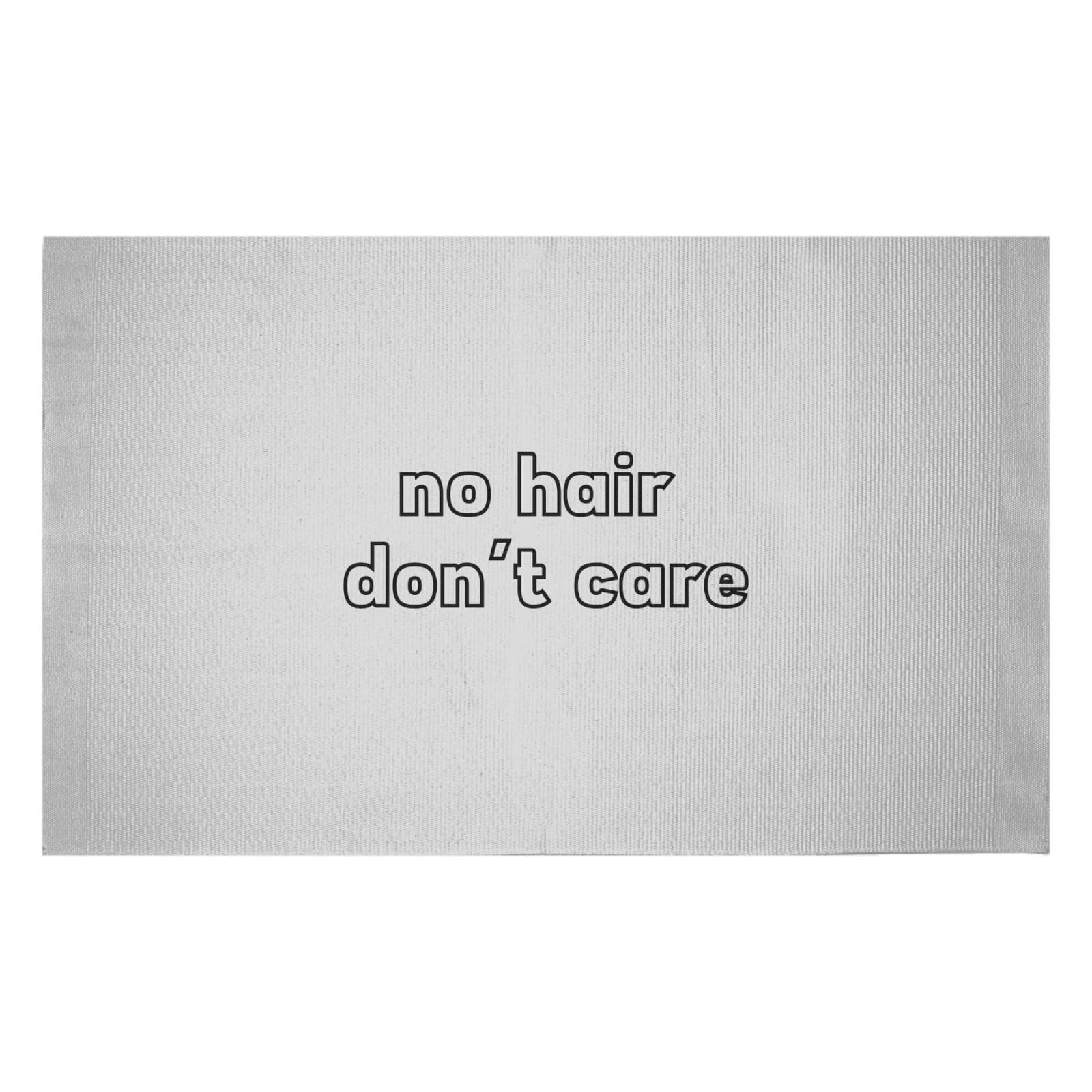 No Hair, Don't Care Woven Rug - Small