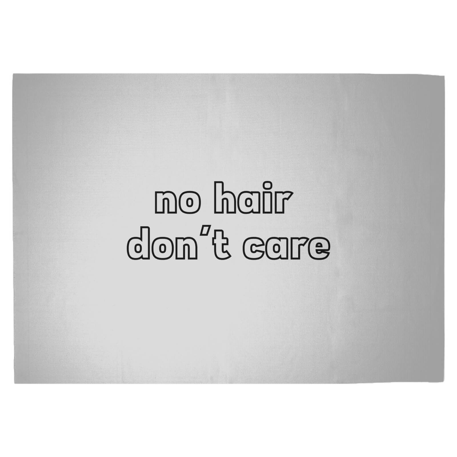 No Hair, Don't Care Woven Rug - Large