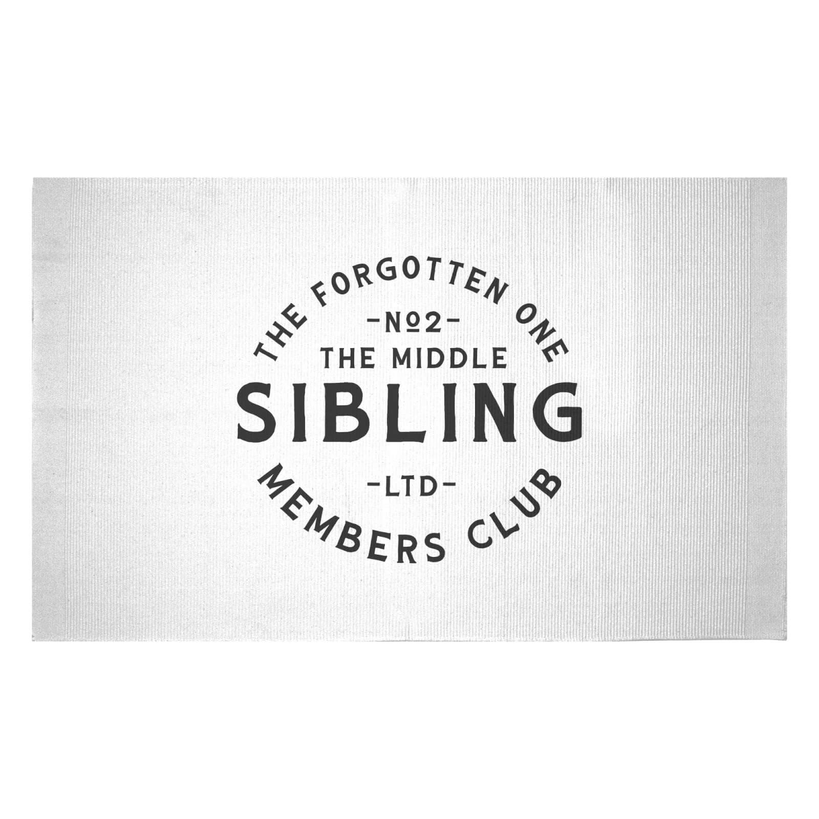 The Middle Child The Forgotten One Woven Rug - Small