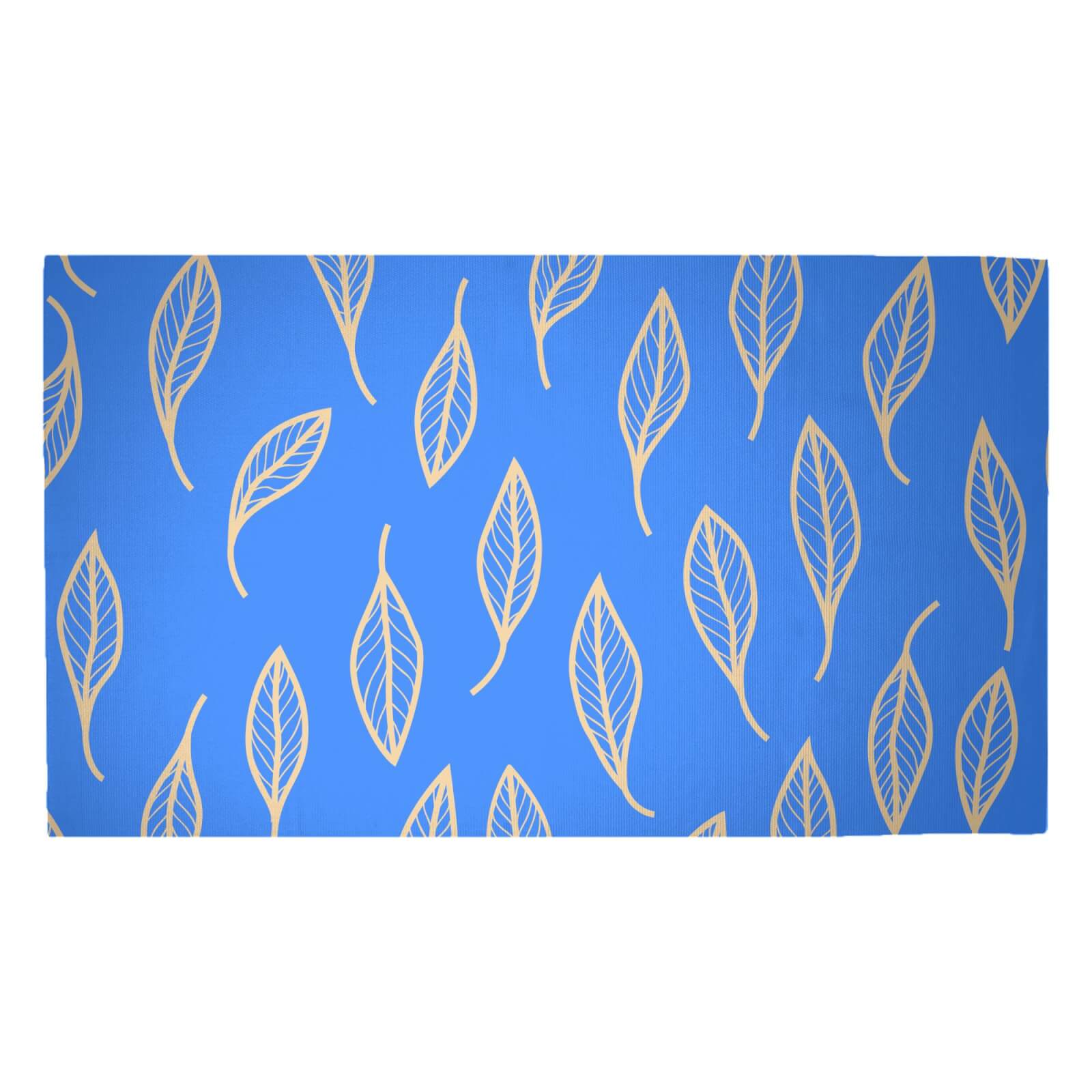 Scattered Leaves Woven Rug - Medium
