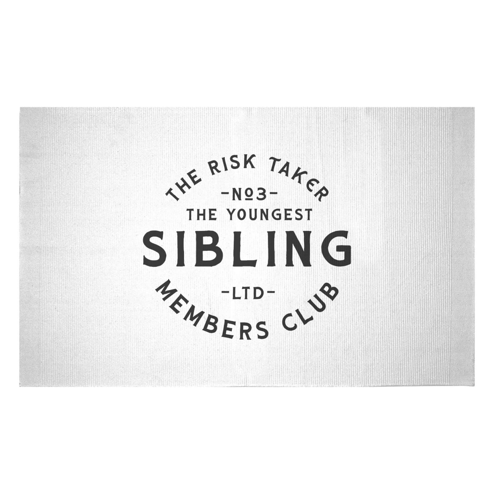 The Youngest Sibling The Risk Taker Woven Rug - Small