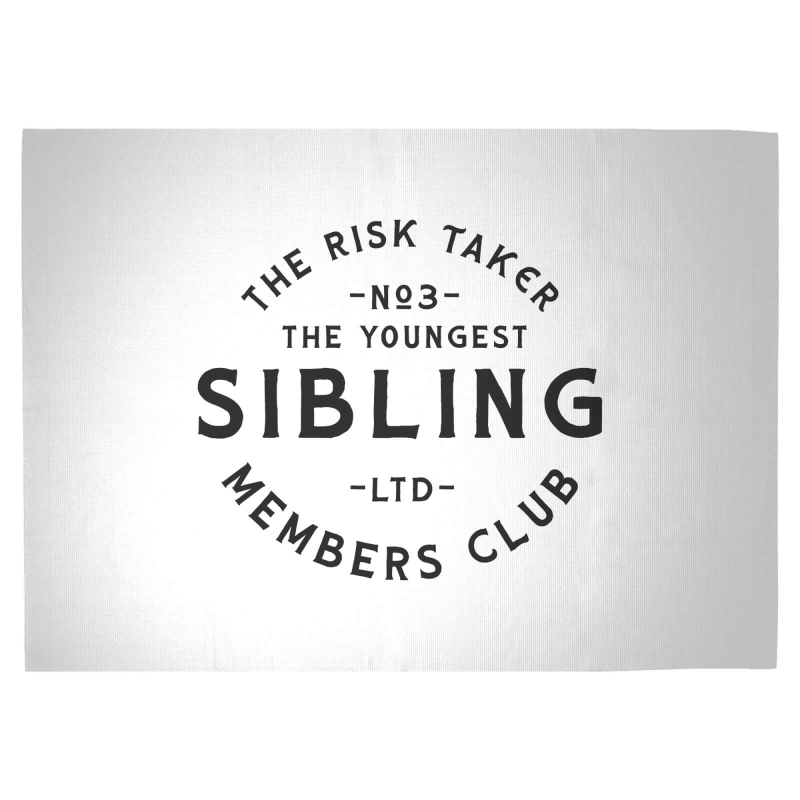 The Youngest Sibling The Risk Taker Woven Rug - Large