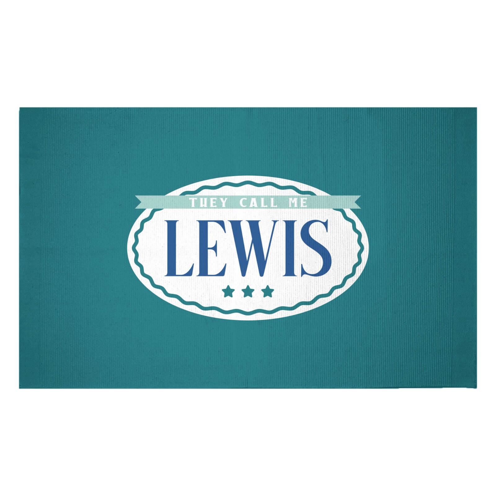 They Call Me Lewis Woven Rug - Small