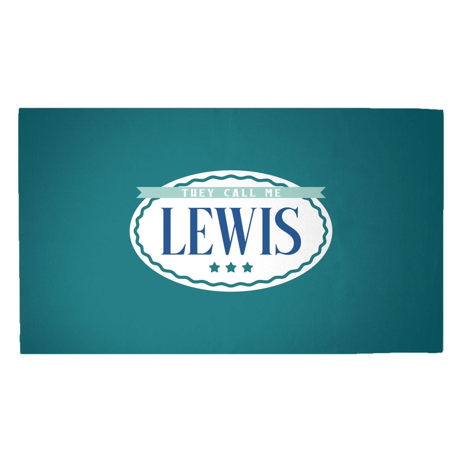 They Call Me Lewis Woven Rug - Medium